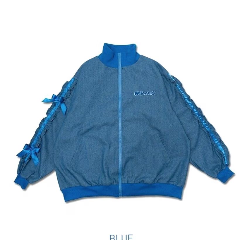 Vintage ACDC RAG Melty Planet Jacket Blue Polyester Blouson Size ONE SIZE - 6 Thumbnail