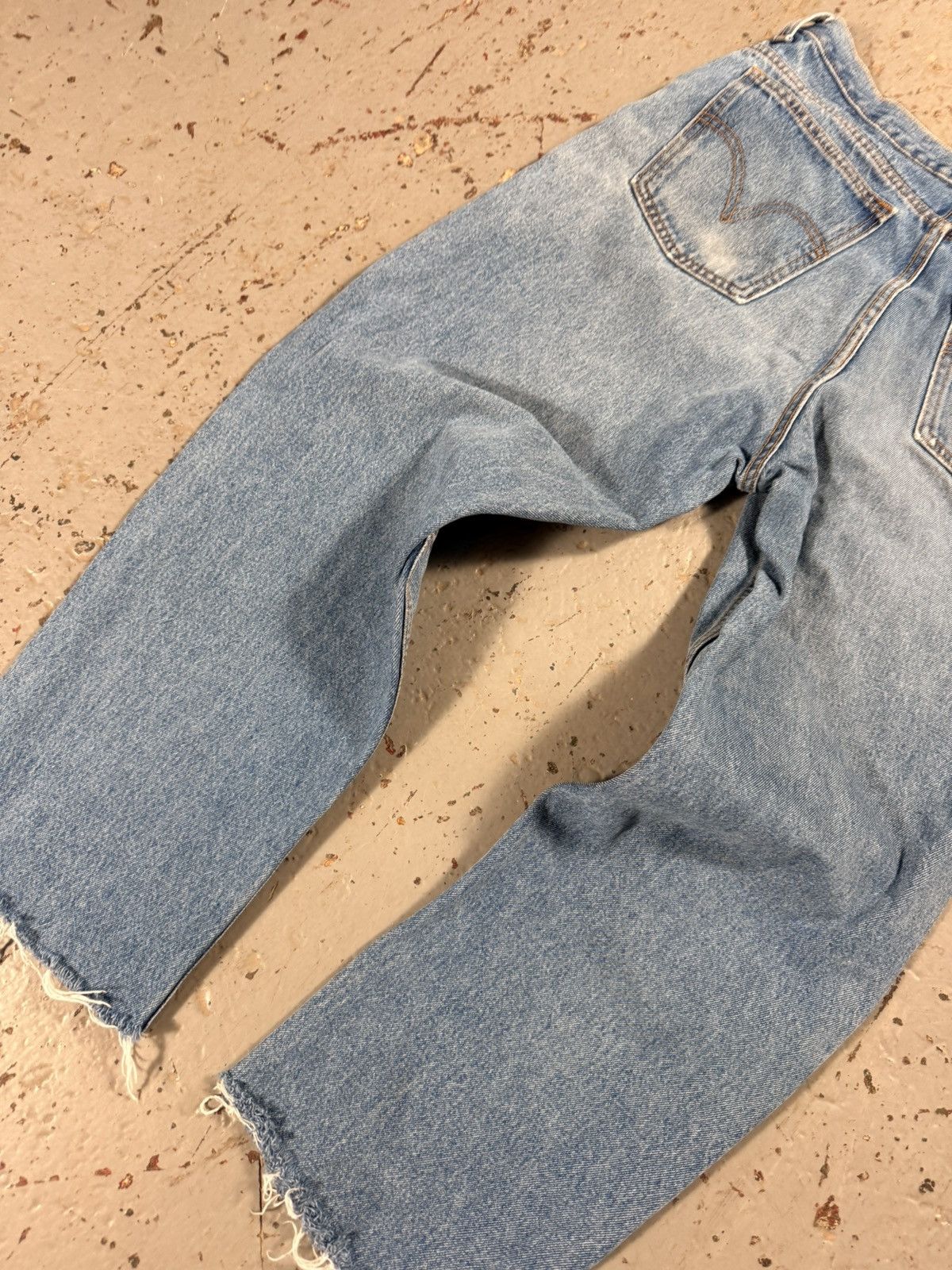 Levi's Vintage Classic Cropped Orange Tag Levi Denim Pants Size US 30 / EU 46 - 6 Thumbnail