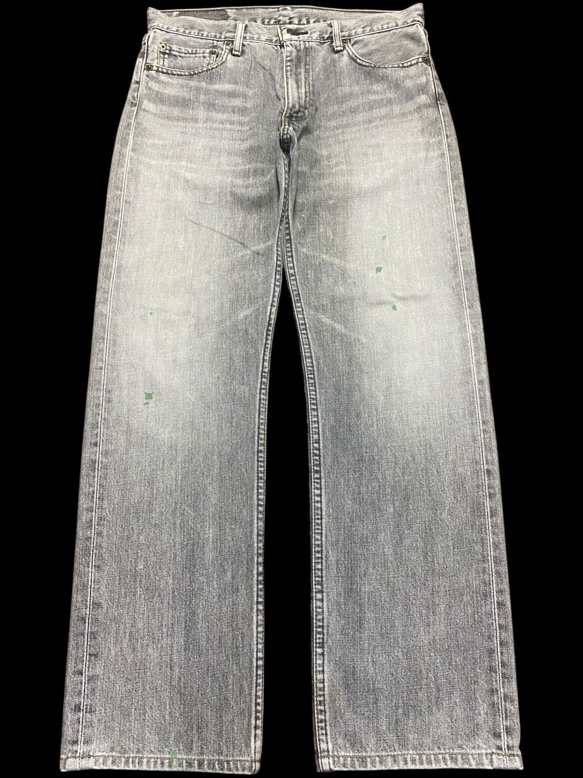 Vintage Levis 505 90’s Splatter Denim Tears Loose Jeans