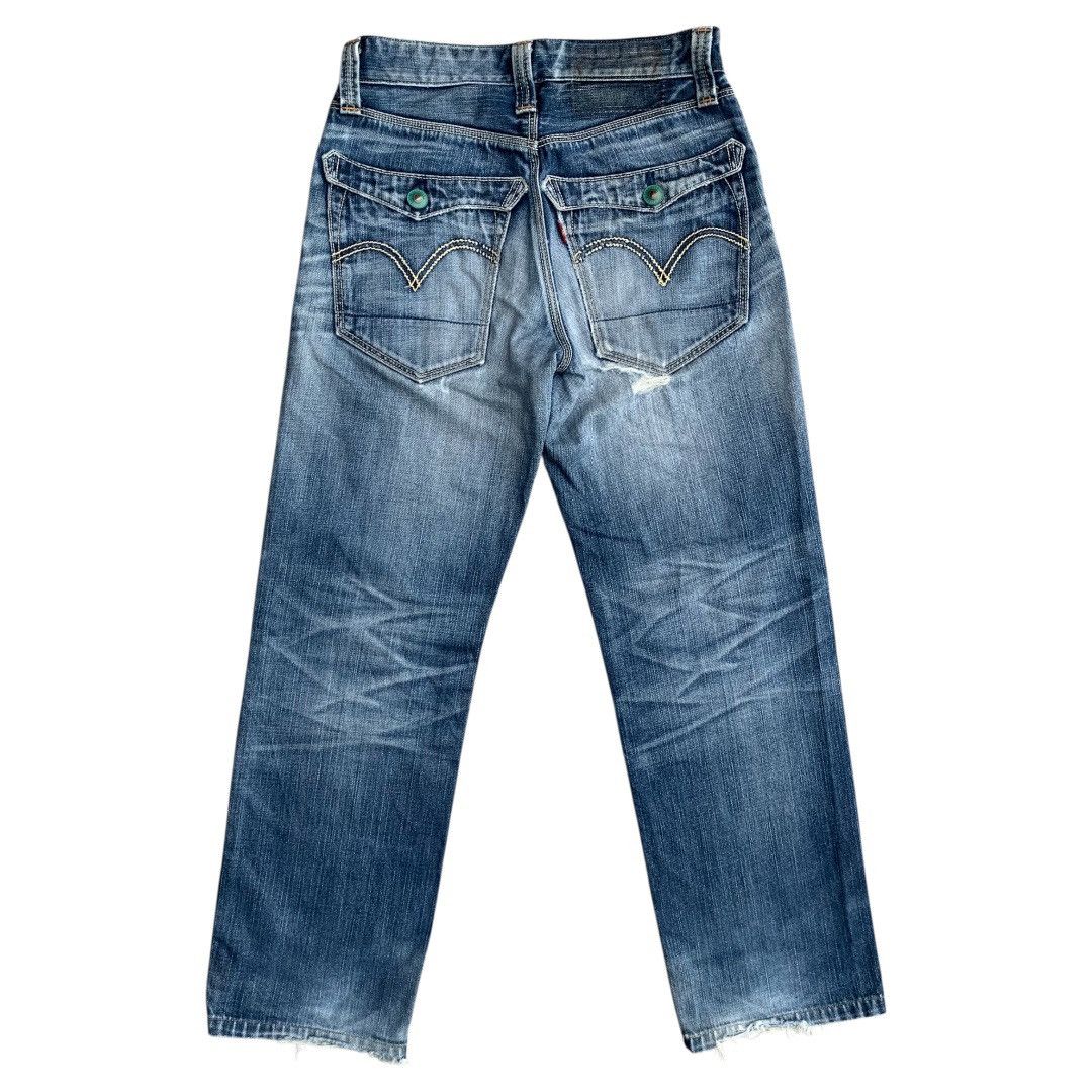 Levi's Vintage Y2K Levis Classic 502 Stitched Distressed Denim W29 Size US 29 - 1 Thumbnail