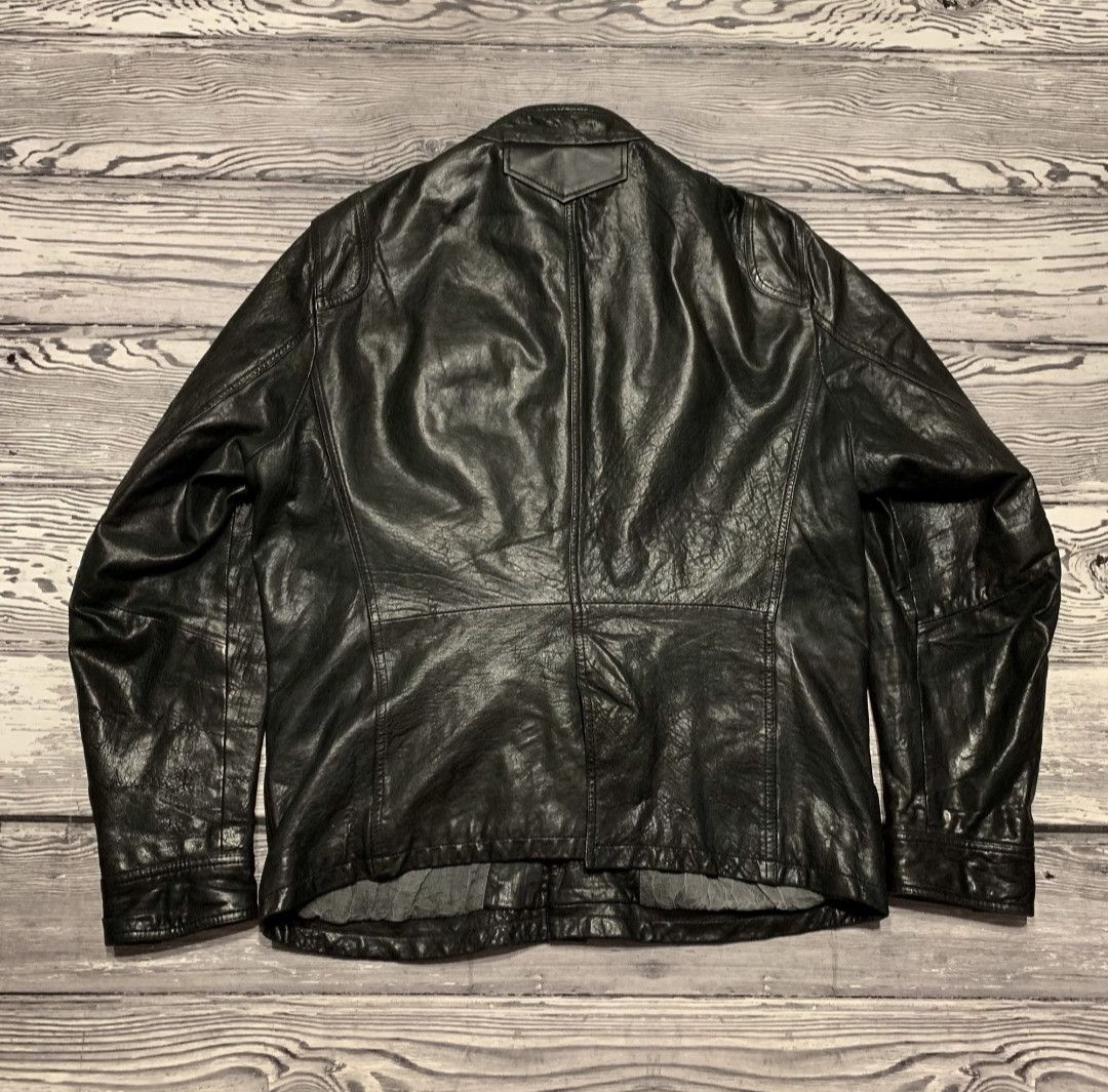 Hugo Boss Hugo Boss Multipocket Heavy Leather Jacket Size US L / EU 52-54 / 3 - 7 Thumbnail
