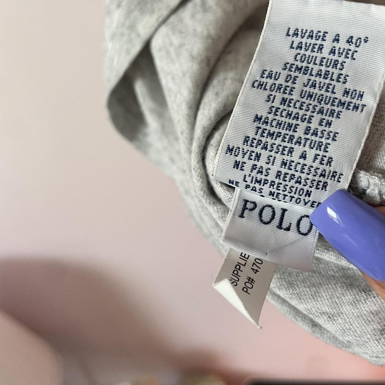 Polo Ralph Lauren Grey Polo Ralph Lauren Tee Size US XL / EU 56 / 4 - 5 Thumbnail