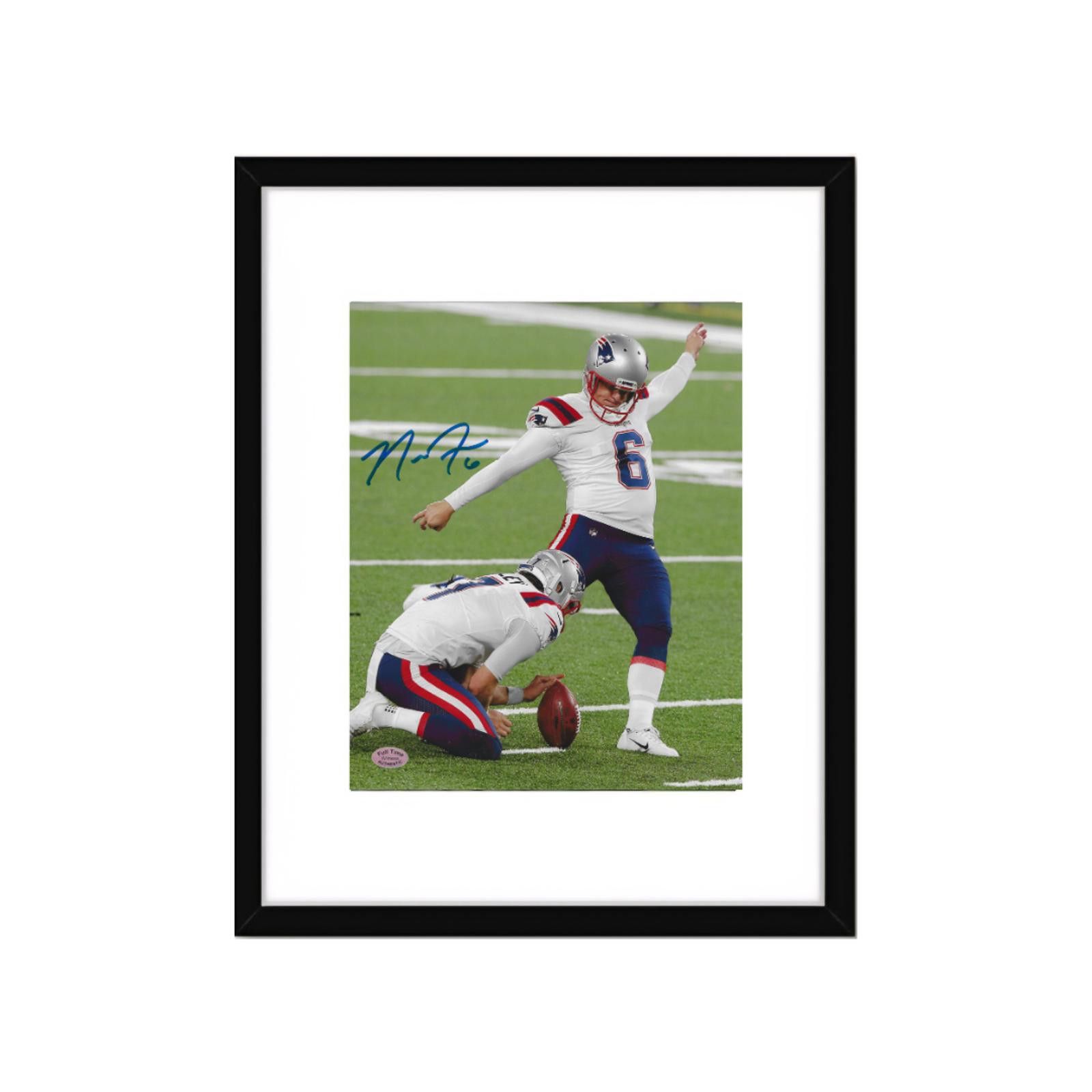 Other Nick Folk New England Patriots Signed 8x10 Photo coa W/Frame Size ONE SIZE - 2 Thumbnail