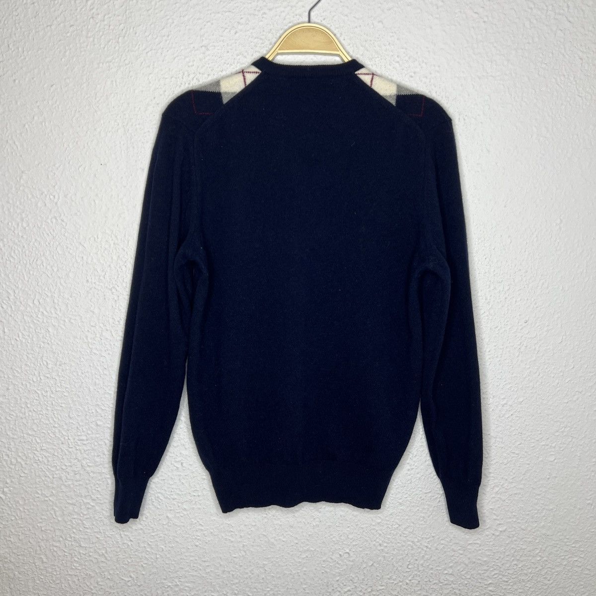 Designer × Vintage × Yves Saint Laurent Yves Saint Laurent Vintage Wool Sweater Jumper Knit Navy Size US M / EU 48-50 / 2 - 8 Thumbnail
