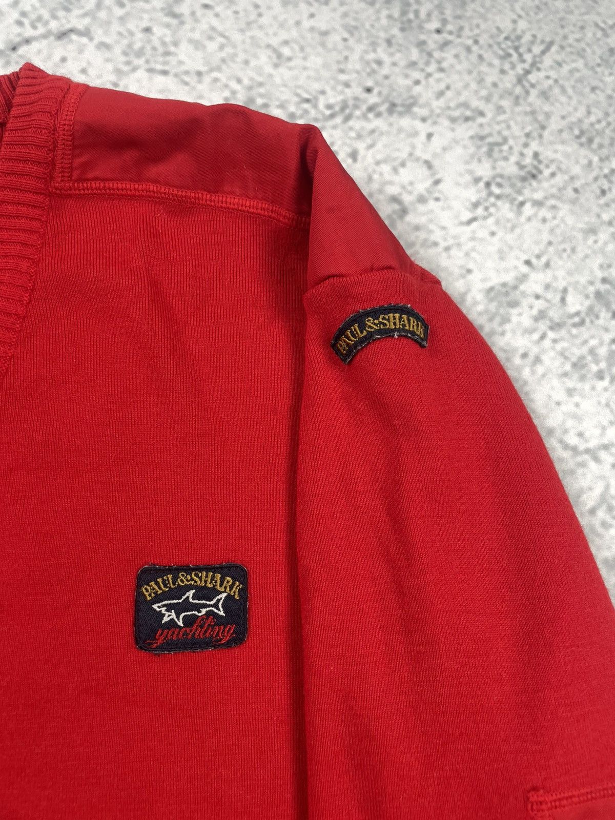 Paul & Shark Paul & Shark L Men Red Sweater Old Money Classic Winter EGV Size US L / EU 52-54 / 3 - 8 Thumbnail