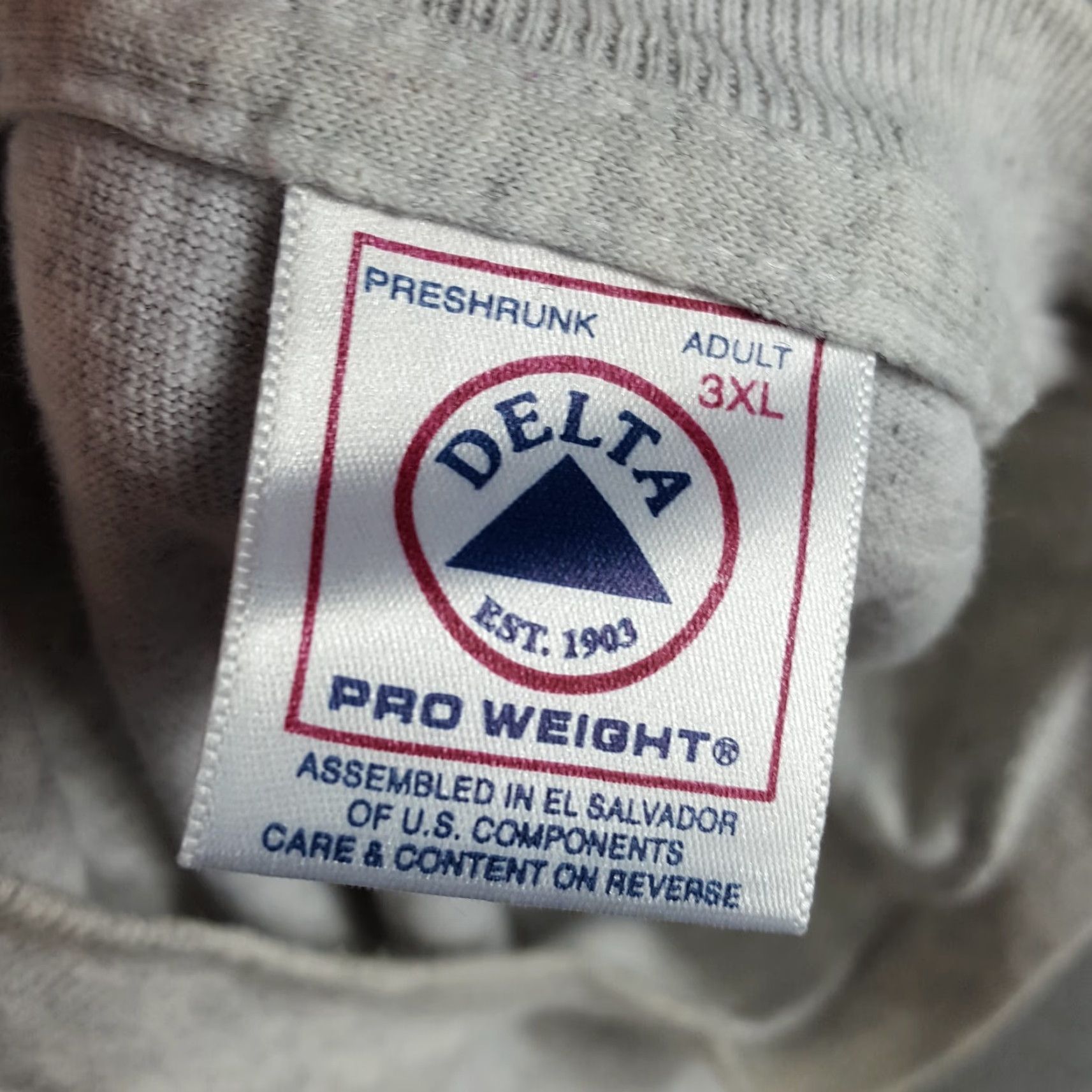 Delta Vintage 90s Electrolux Aerus Vacuum Promo T-Shirt Men 3XL Gray Retro Logo Cotton Short Sleeve Size US XXL / EU 58 / 5 - 7 Thumbnail