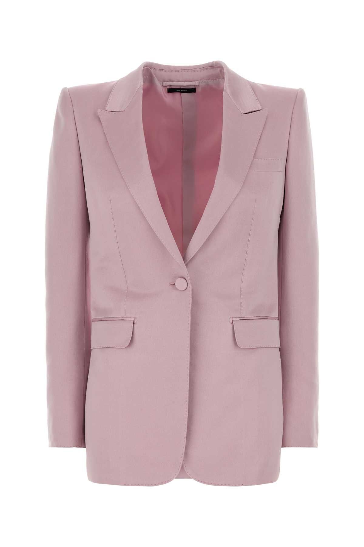 Tom Ford Powder Pink Cotton Blend Blazer Size S / US 4 / IT 40 - 1 Thumbnail