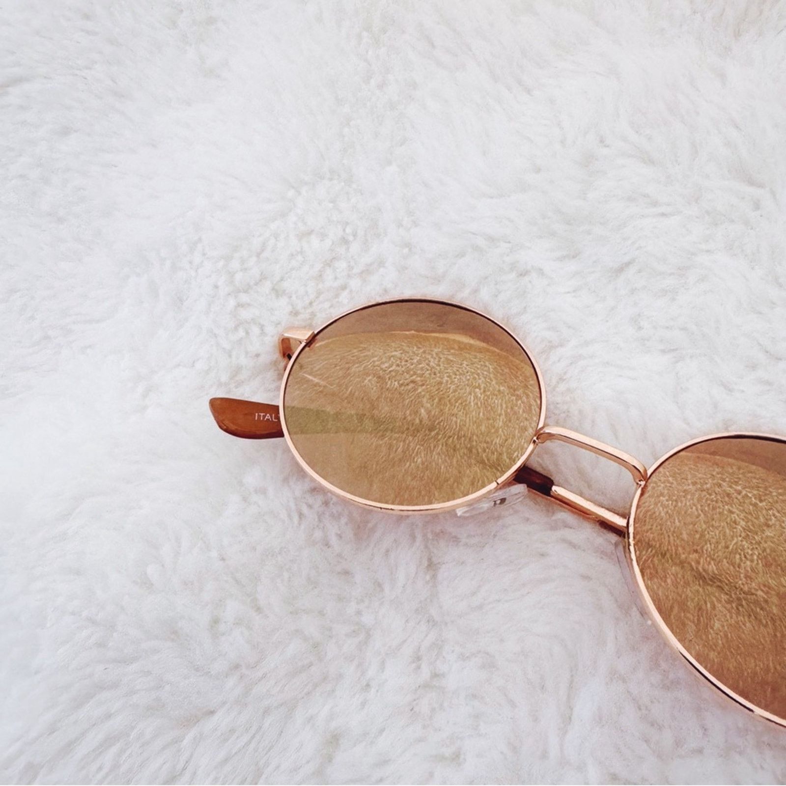 Other Harper Rose Gold Round Lens Sunglasses Size ONE SIZE - 3 Thumbnail