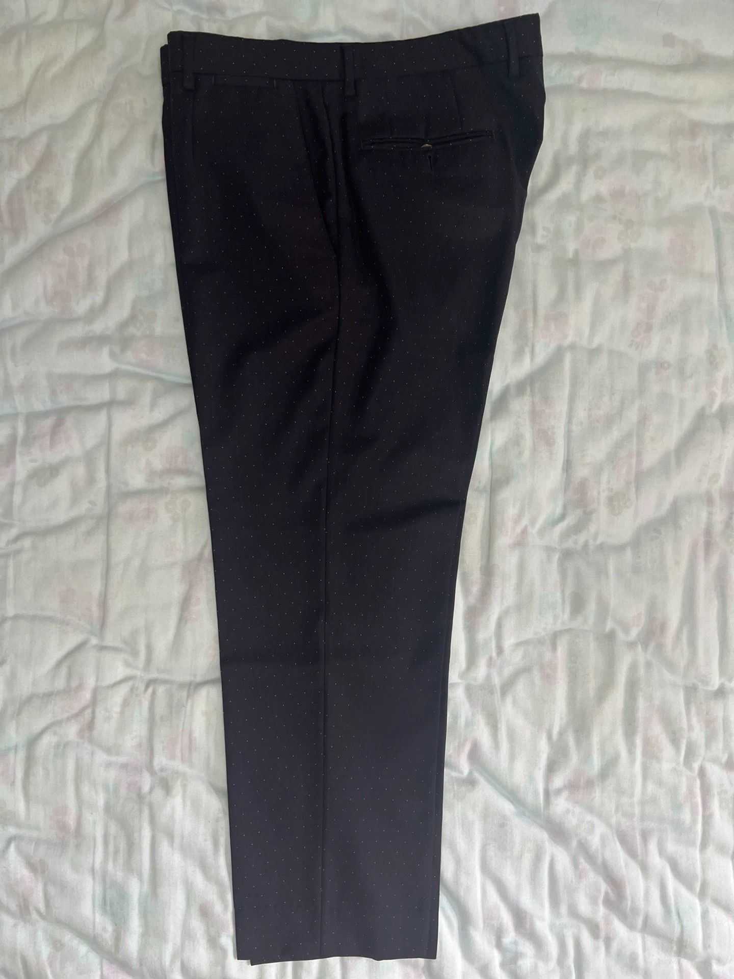Dolce & Gabbana D&G Wool Suit Double-Breasted Navy Starry Sky Men's 54 Size 54R - 6 Thumbnail
