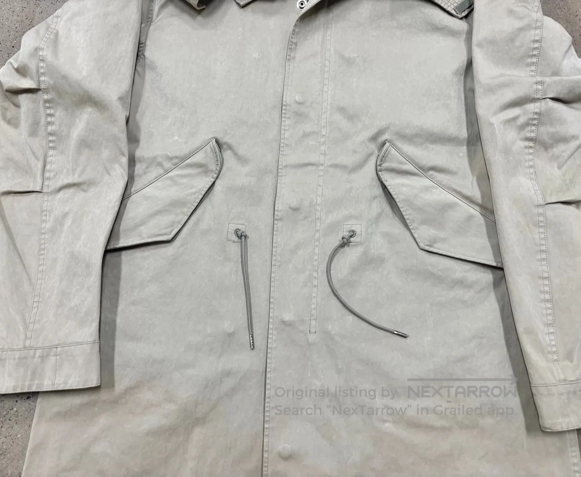 Ten C TEN C Parka Fish Tail Coat in Beige. Size US XL / EU 56 / 4 - 5 Thumbnail