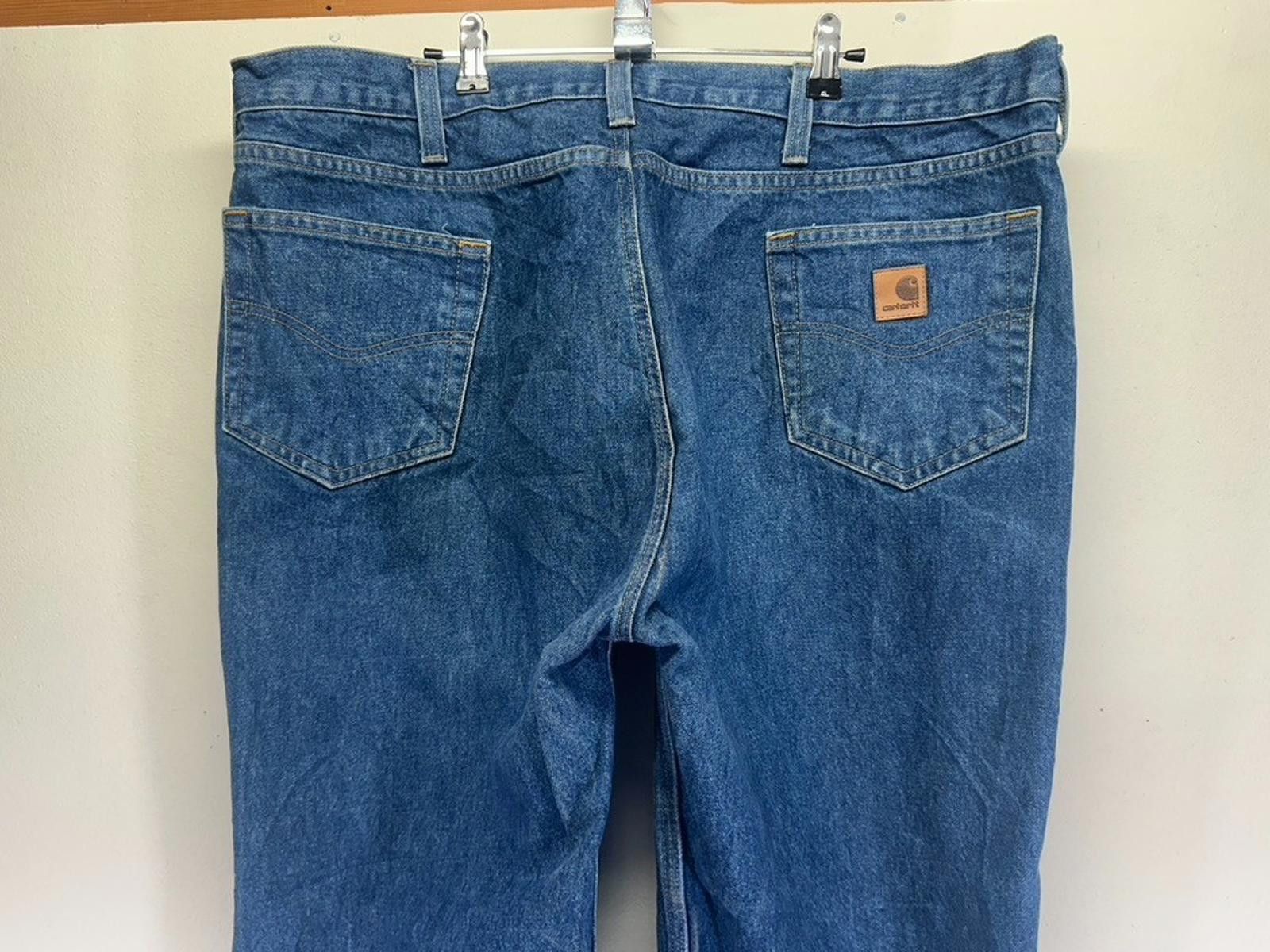 Carhartt Carhartt Men's 42/34 Relaxed Fit Blue Jeans Size US 42 / EU 58 - 5 Thumbnail