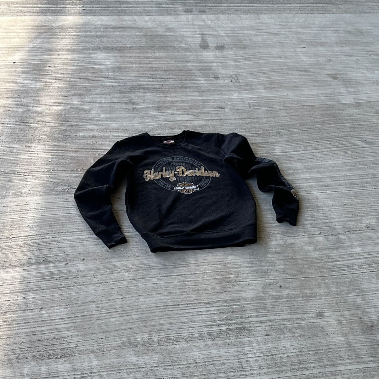 Harley Davidson × Vintage Harley Davidson Germany 2012 Vintage Sweatshirt Longsleeve Size US S / EU 44-46 / 1 - 3 Thumbnail
