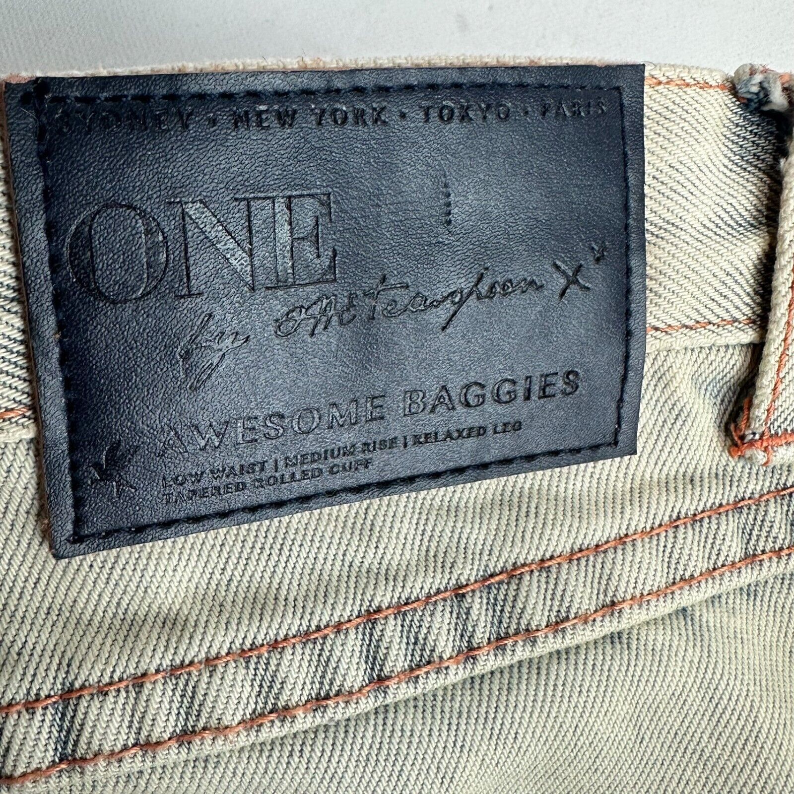 One Teaspoon One by One Teaspoon Diamonde Awesome Baggies Jeans Size 0 Size 25" / US 0 / IT 36 - 7 Thumbnail