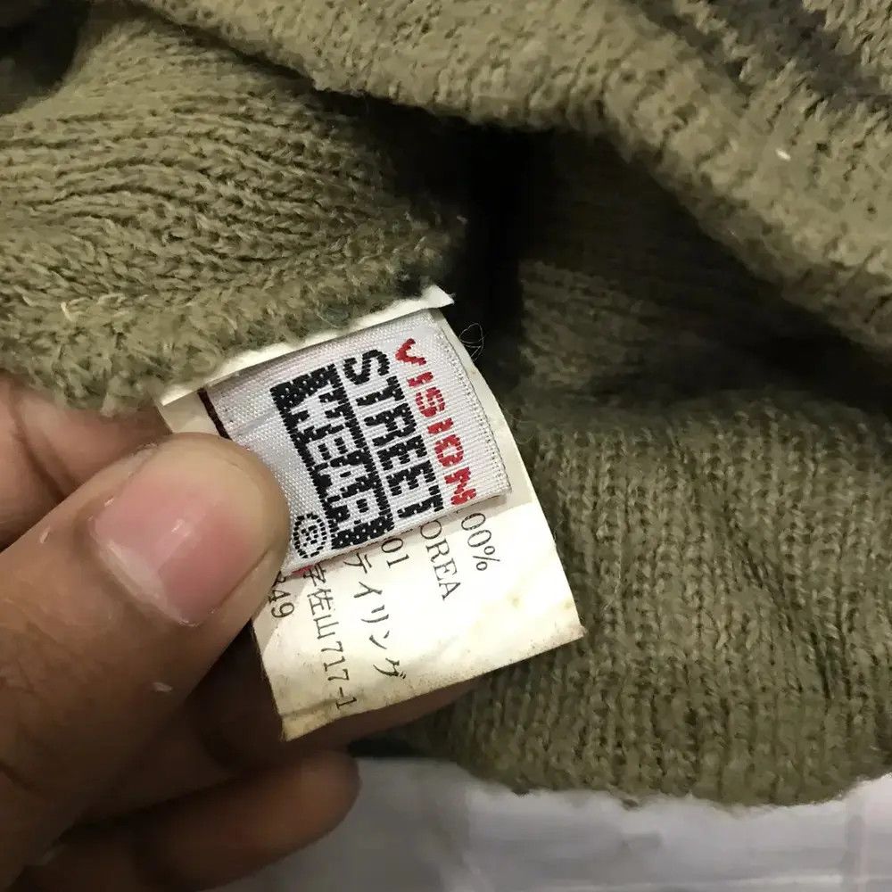 Japanese Brand Visions Small Logo Army Beanie Hat Size ONE SIZE - 7 Thumbnail