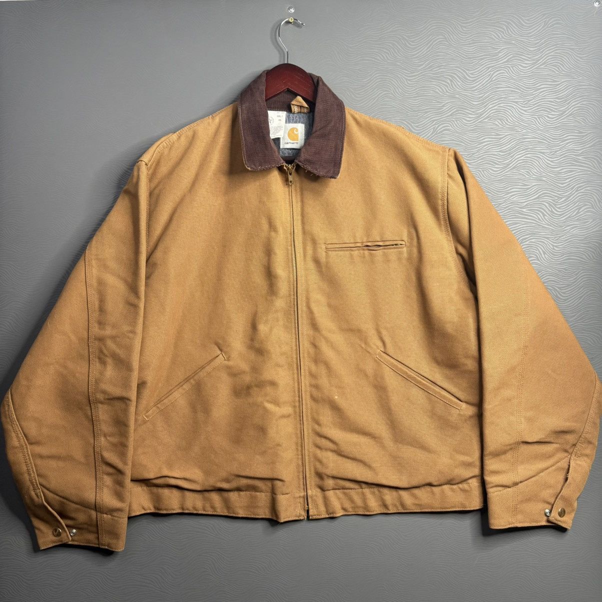 Carhartt × Vintage 1970’s Vintage Carhartt Blanket-Lined Detroit “Tan” 6BLJ Size US XL / EU 56 / 4 - 1 Thumbnail