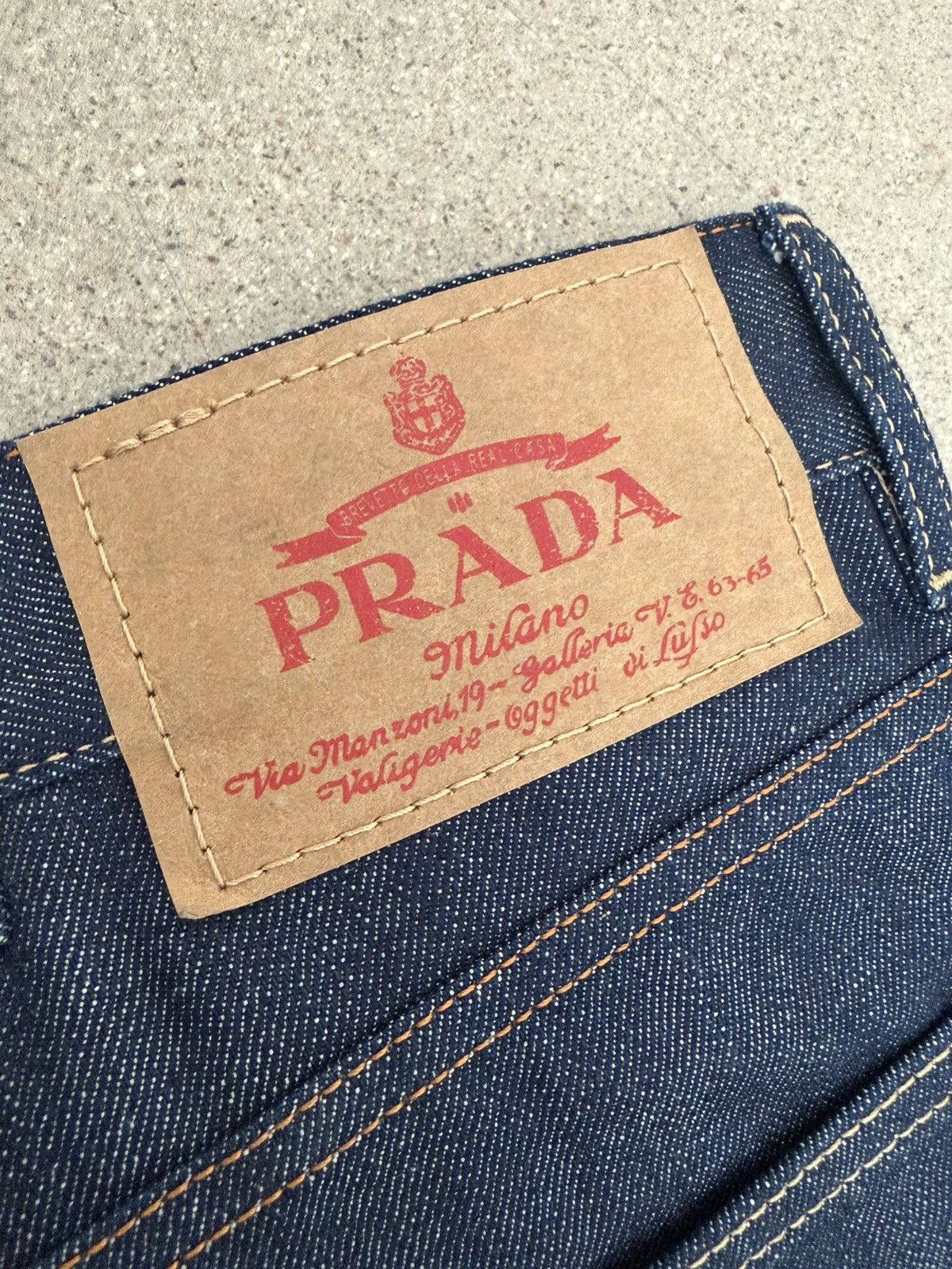 Prada wide leg selvage denim Size US 32 / EU 48 - 14 Thumbnail