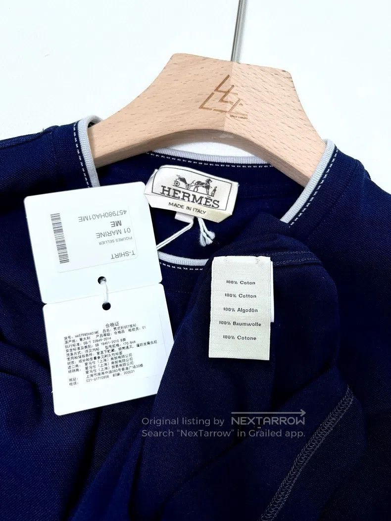 Hermes Hermes Cotton short-sleeve T-shirt Size US M / EU 48-50 / 2 - 5 Thumbnail