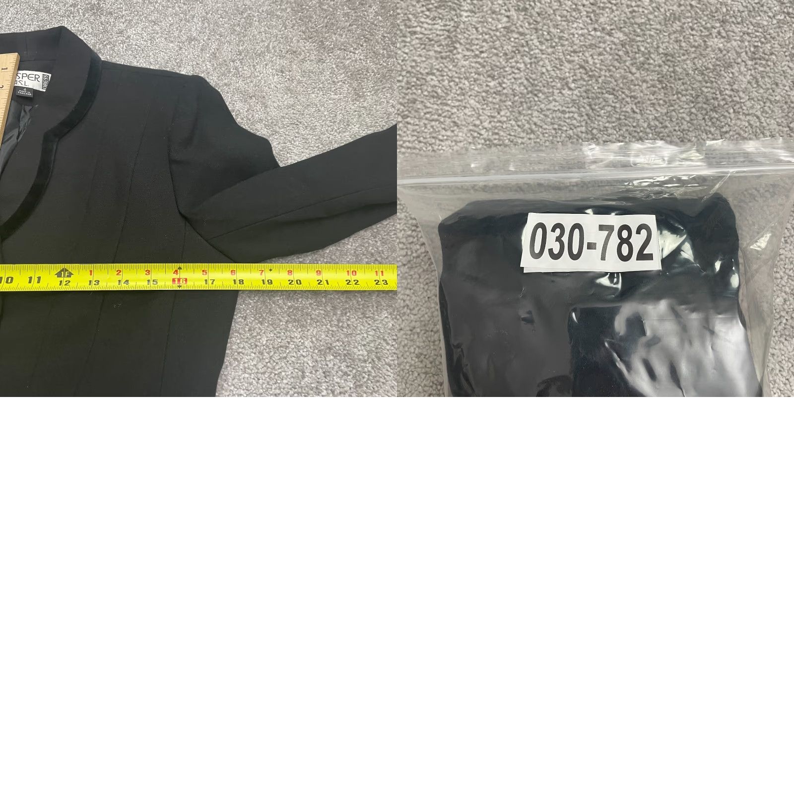 Kasper VINTAGE Kasper Blazer Jacket Womens 4 Black Single Breasted 3 Button Lined Work Size S / US 4 / IT 40 - 9 Thumbnail