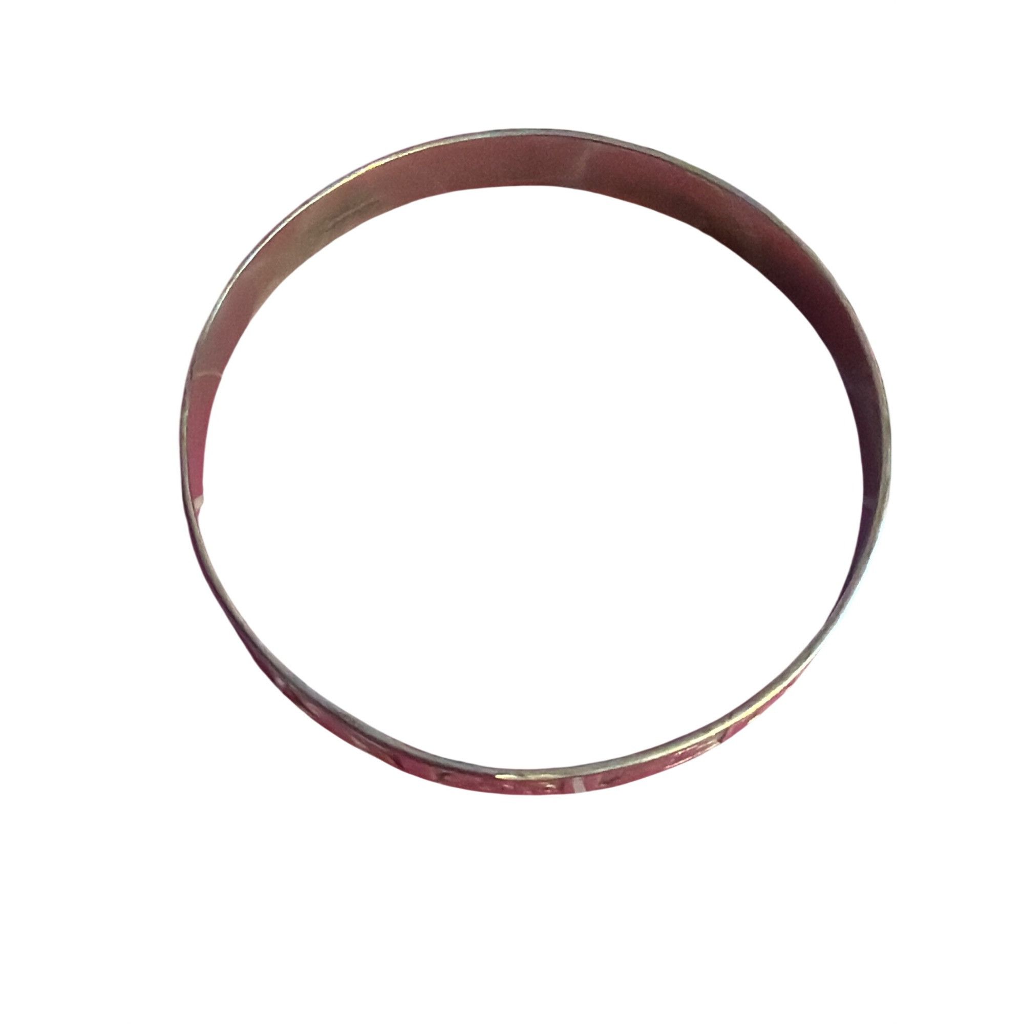 Other Vintage Taxco Mexico Silver Bangle Bracelet Aztec Inspired M Size ONE SIZE - 4 Thumbnail