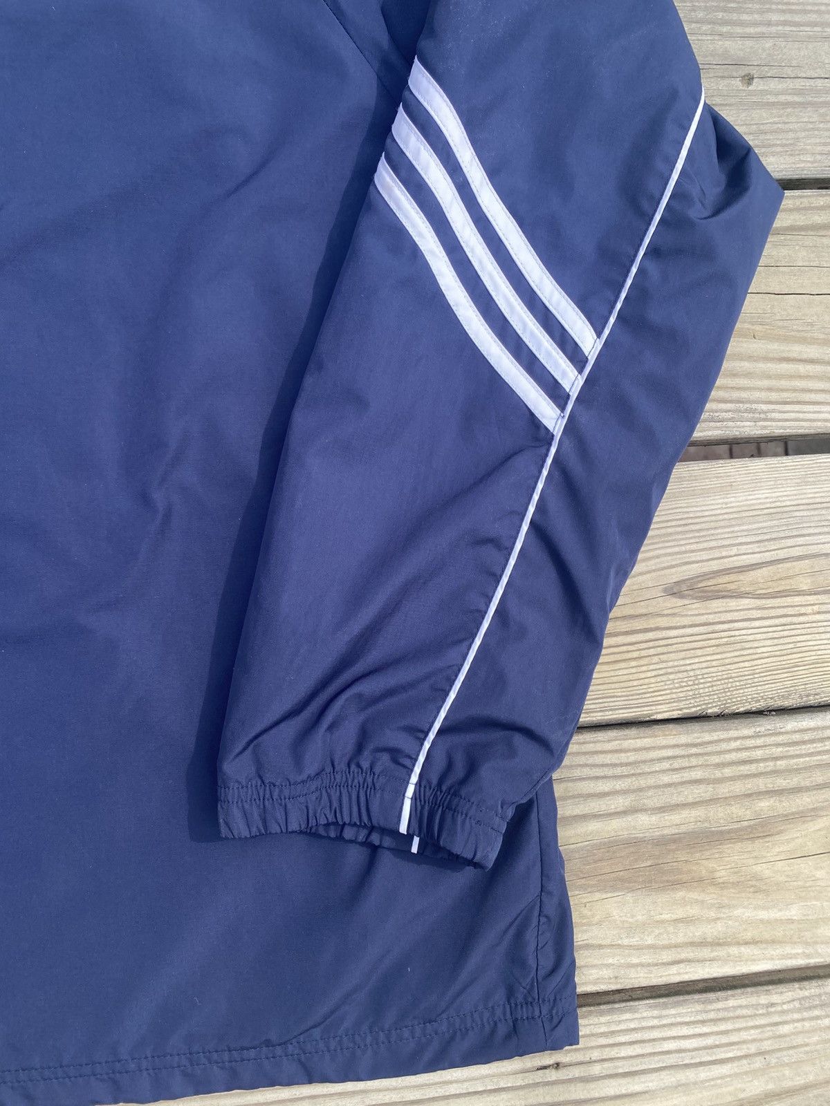 Adidas × New York Yankees × Vintage Vintage Adidas New York Yankees Navy Blue WindBreaker Size US L / EU 52-54 / 3 - 8 Thumbnail
