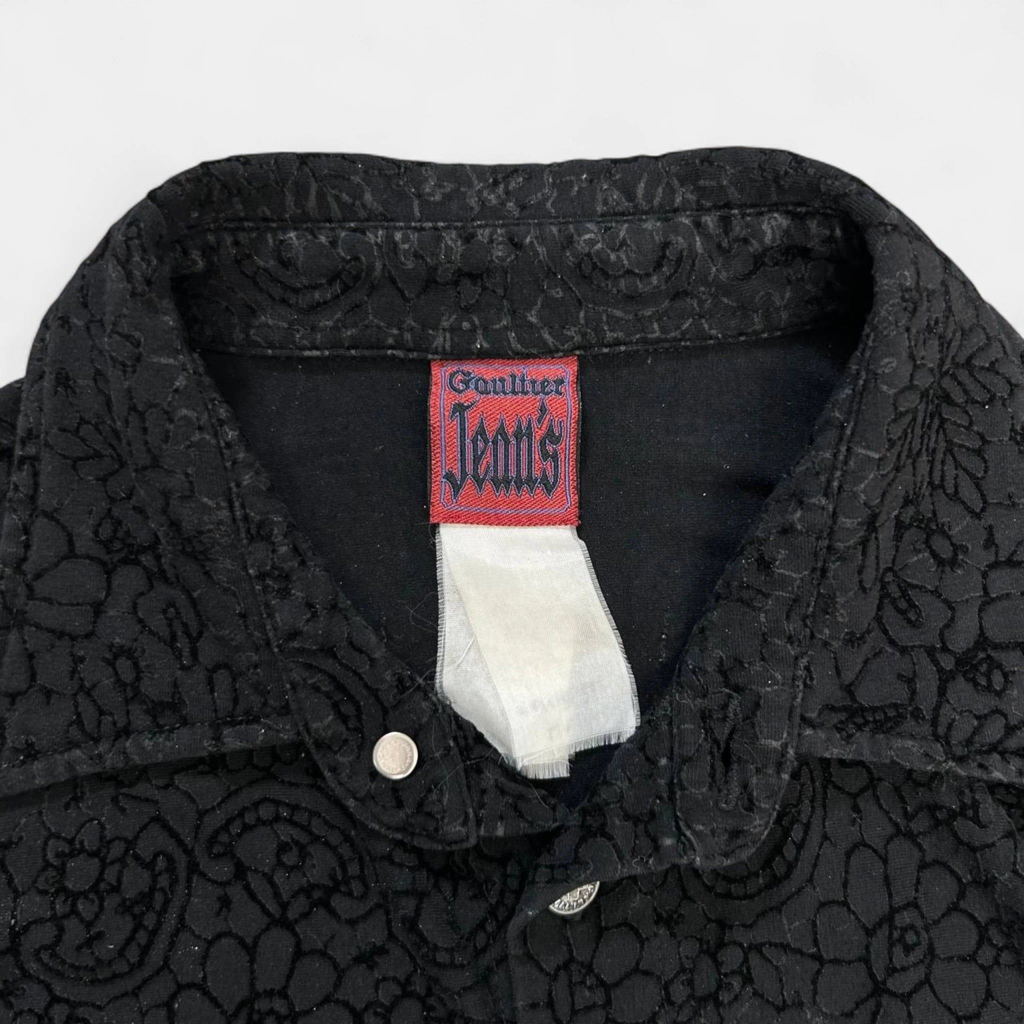 Jean Paul Gaultier Jean Paul Gaultier Vintage Black Printed Shirt Size US M / EU 48-50 / 2 - 4 Thumbnail