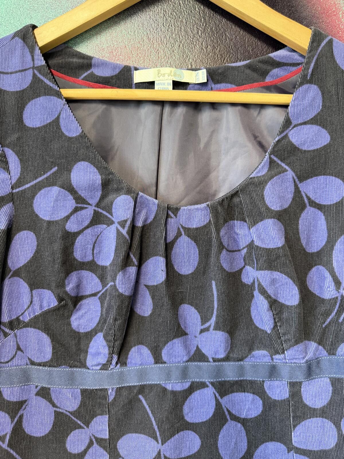 Other Boden purple and black floral dress in size uk 10R Size M / US 6-8 / IT 42-44 - 2 Thumbnail