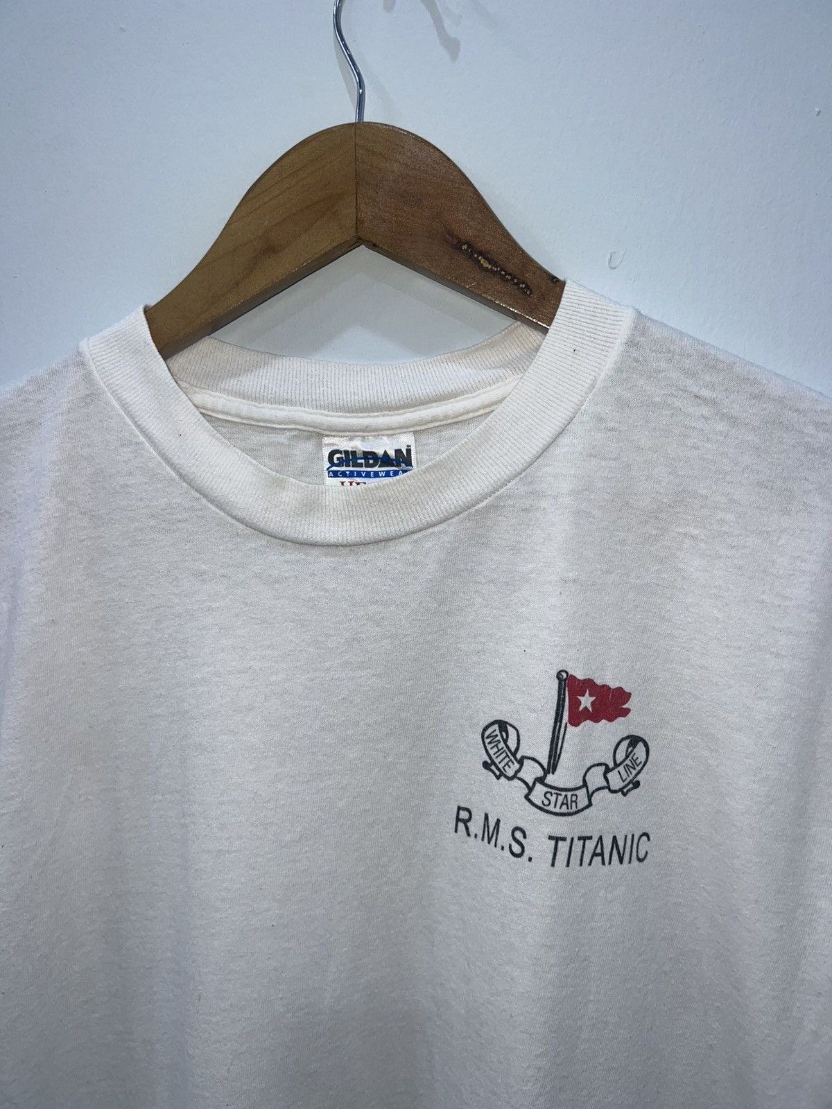 Vintage Y2k R.M.S Titanic Florida Museum White Tee Size US M / EU 48-50 / 2 - 3 Thumbnail