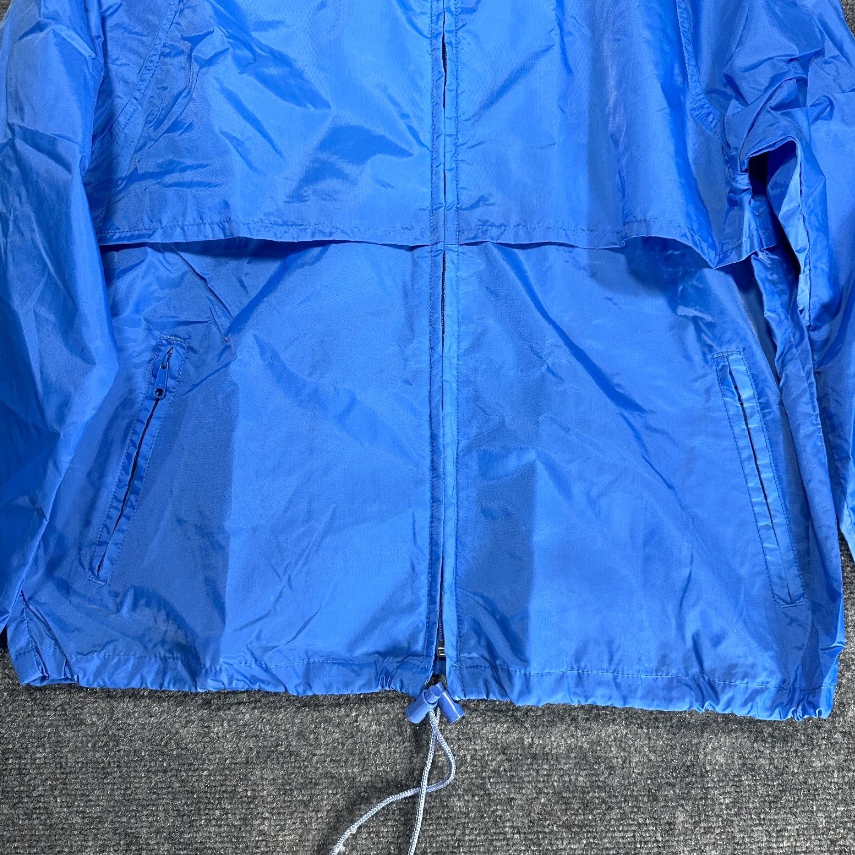 Lands' End Lands' End Jacket Womens M Blue Lightweight Full Zip Pockets Logo Nylon Windbreaker Activewear Casual Travel Full Zip Womens M Blue Lands' End Jacket Size M / US 6-8 / IT 42-44 - 2 Thumbnail