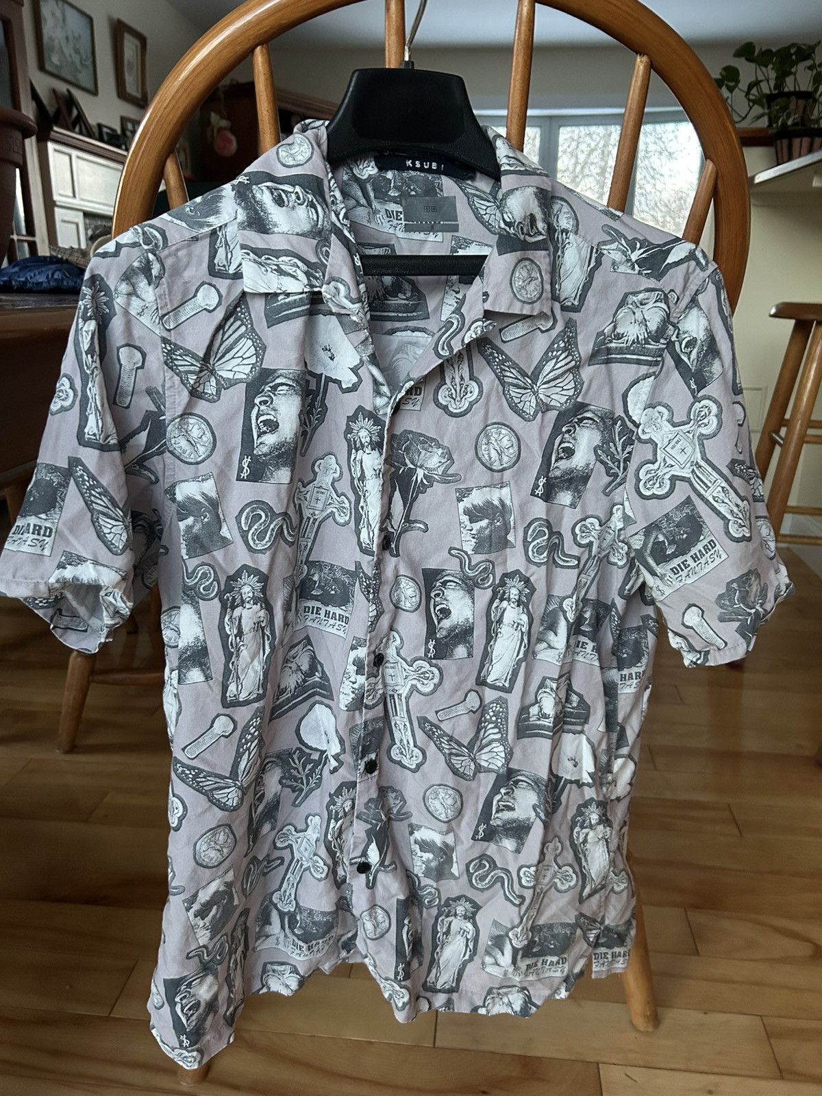 Ksubi Ksubi “Die Hard” Short Sleeve Button Up Size US S / EU 44-46 / 1 - 1 Thumbnail