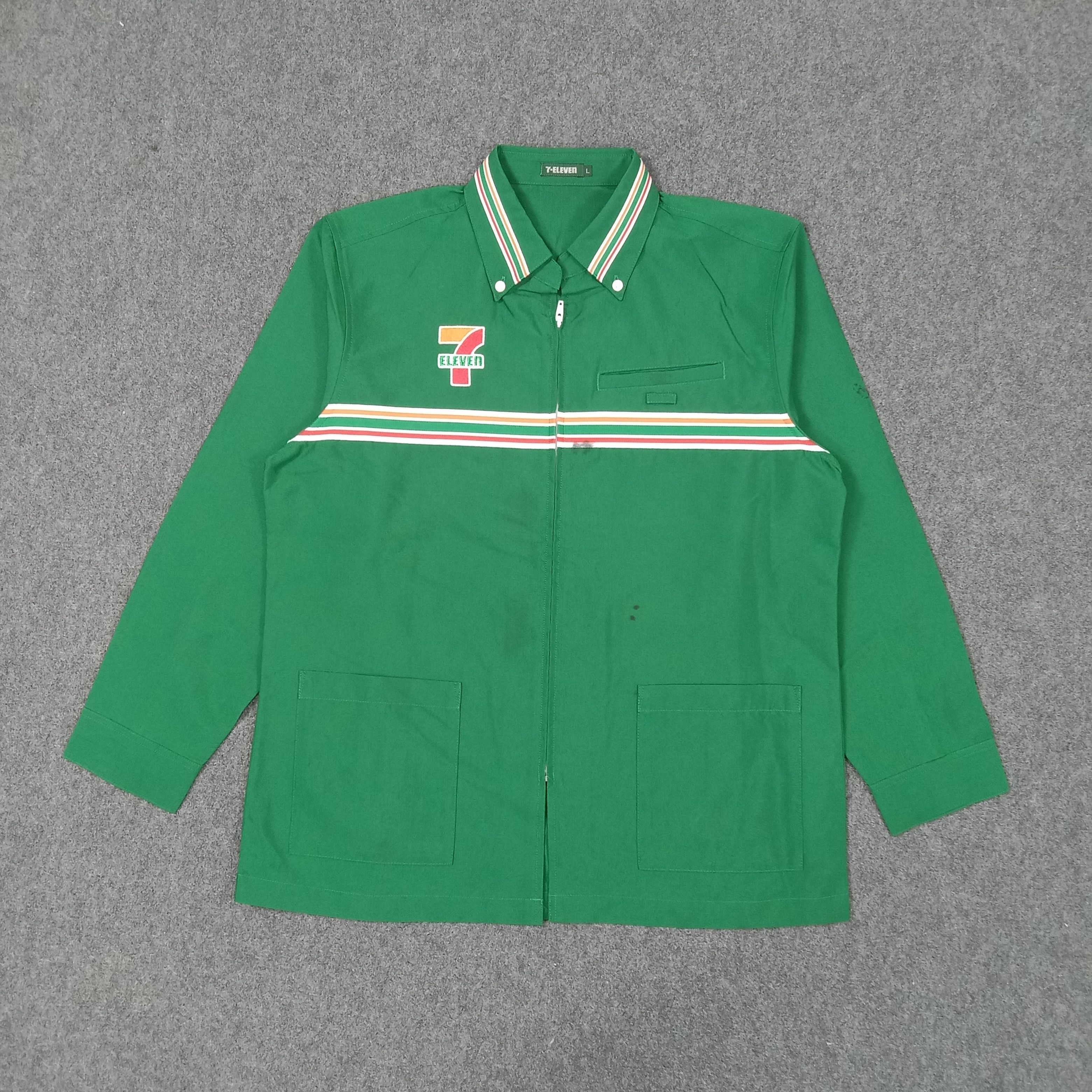 Japanese Brand × Vintage 7 Eleven Japanese Brand Uniform Jacket Size US L / EU 52-54 / 3 - 1 Thumbnail