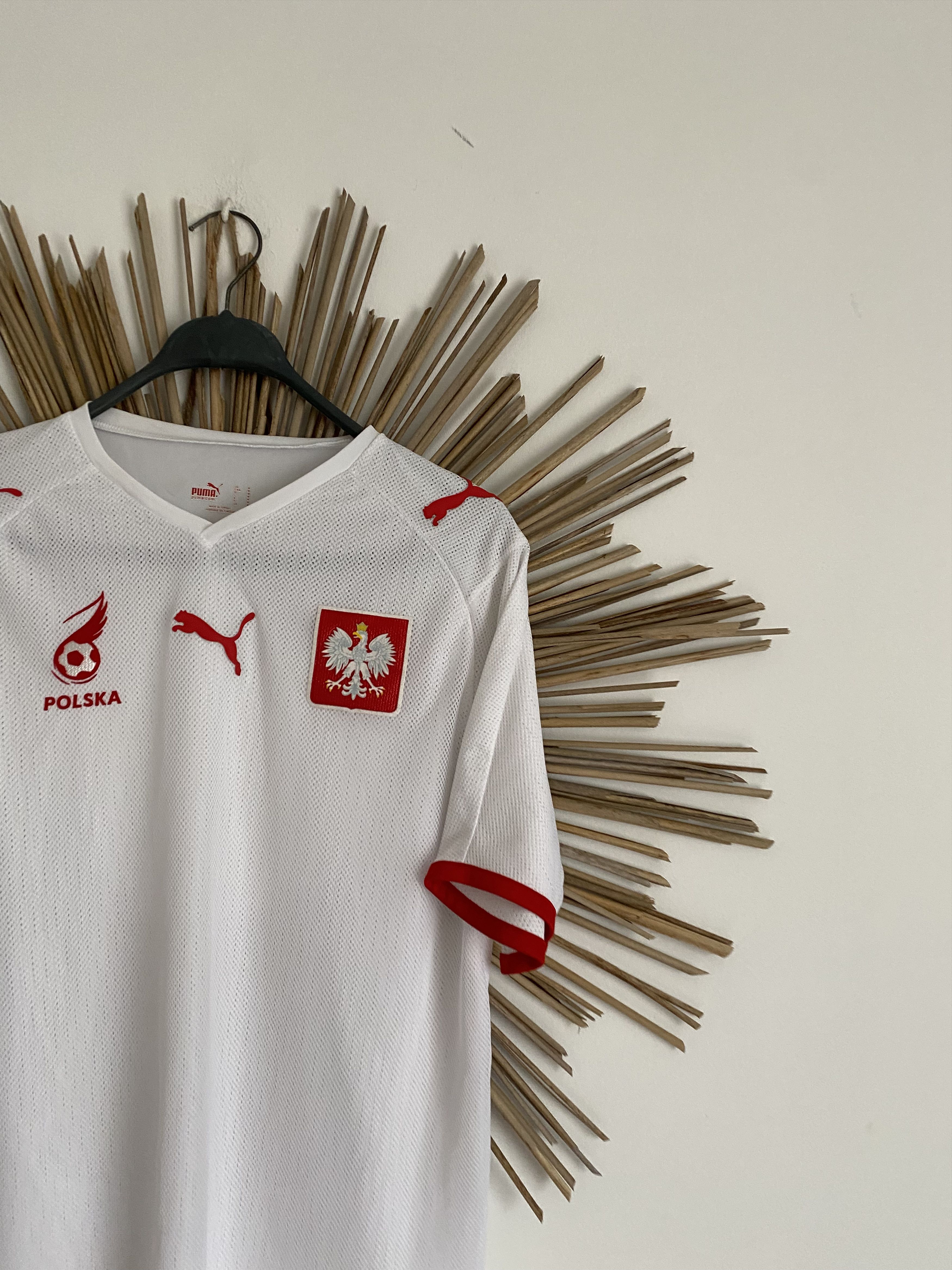 Puma Poland 2008 2009 Puma Polska home football soccer jersey Size US M / EU 48-50 / 2 - 2 Thumbnail