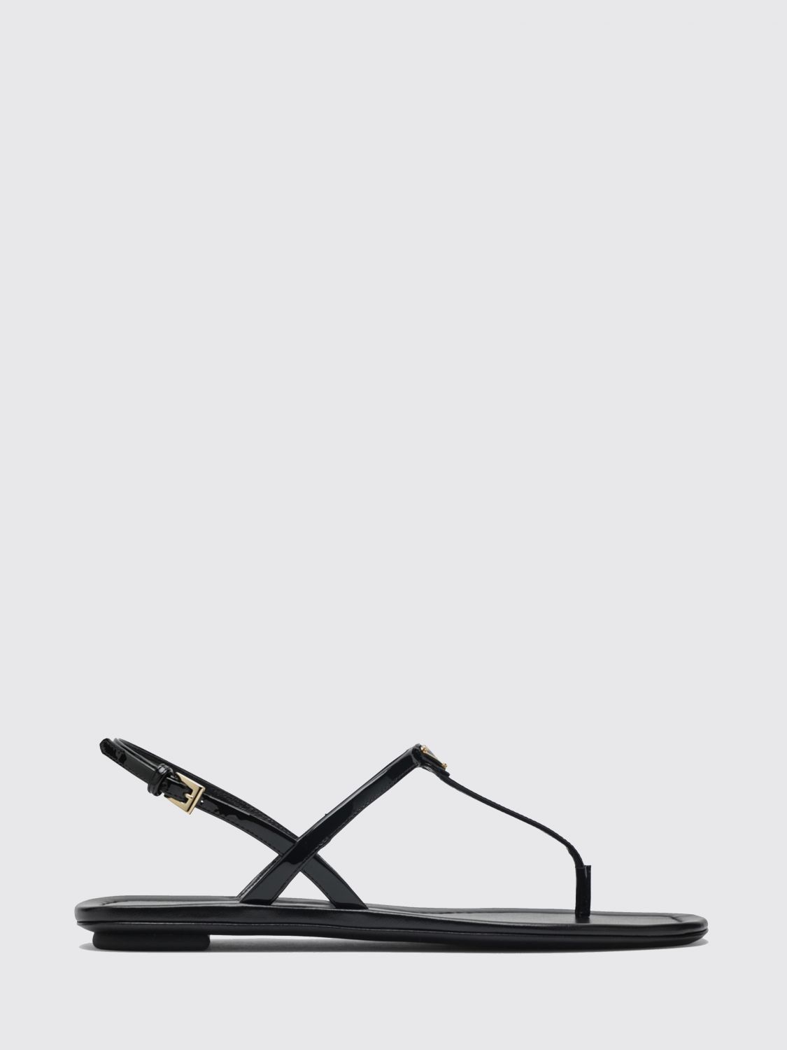 Prada Prada Flat Sandal Woman Black Size US 7 / IT 37 - 1 Preview