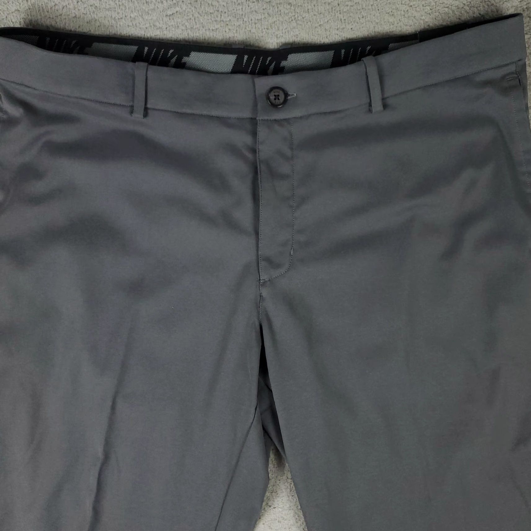Nike Nike Pants Mens 40x32 Gray Regular Fit Golf Stretch Chino Performance Trousers Dri-FIT Size US 40 / EU 56 - 2 Thumbnail