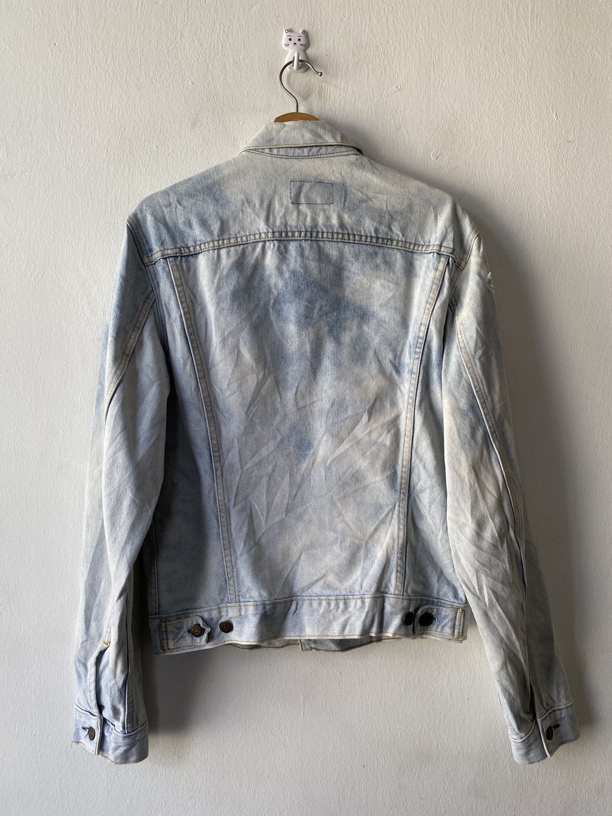 Levi's Vintage 80’s Levis Stonewashed Trucker Denim Jacket Size US M / EU 48-50 / 2 - 3 Thumbnail