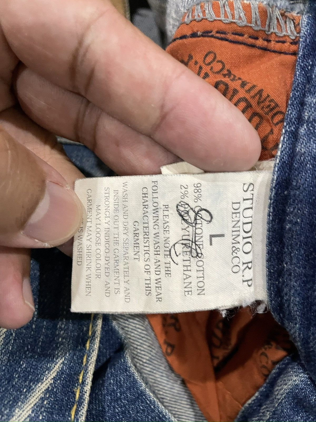 If Six Was Nine Flared Stonewash Jeans Size US 35 - 16 Thumbnail