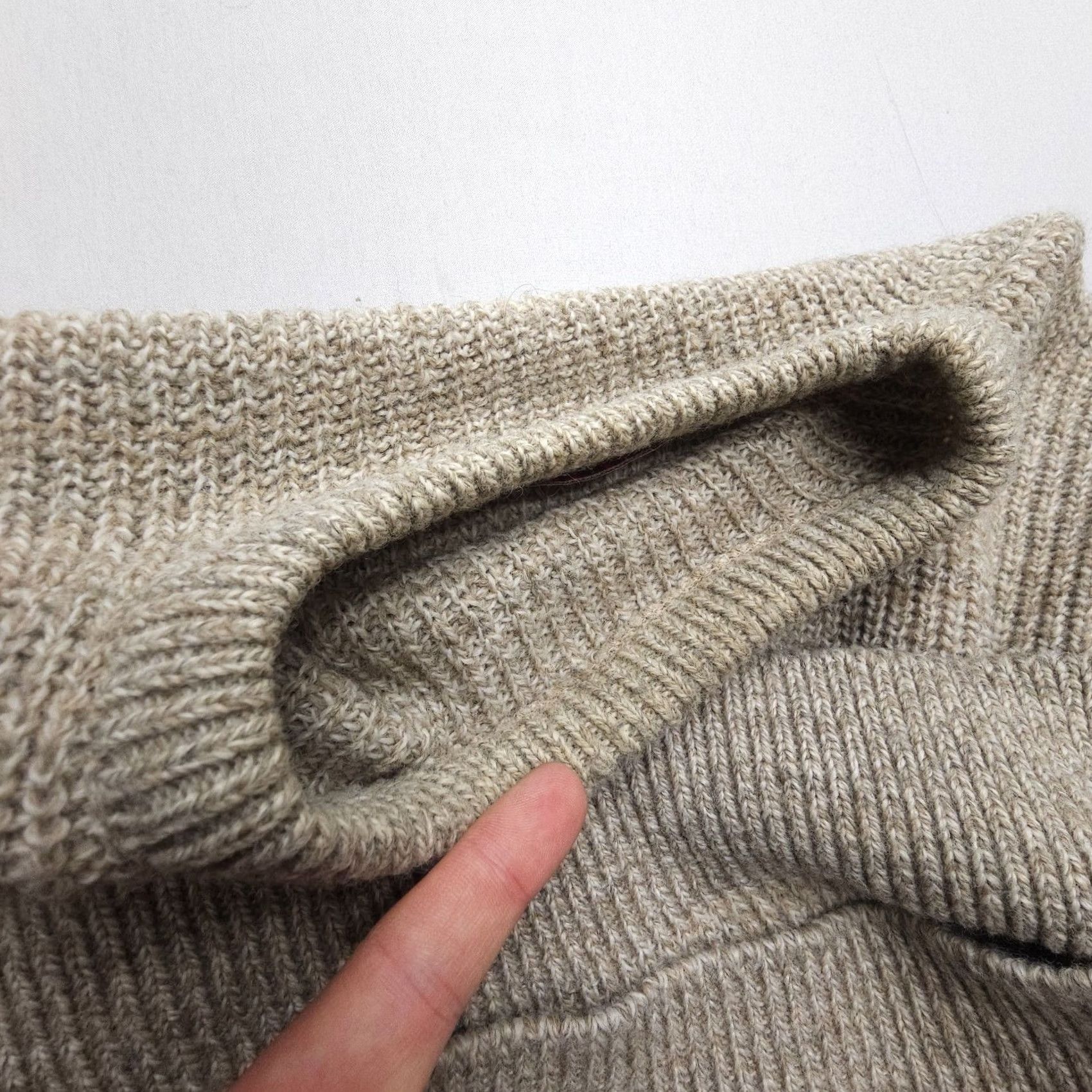 Vintage VINTAGE Lord Jeff Sweater Mens L Beige Wool Blend Pullover 80s 90s USA Made Knits Shirt Pullover Mens Size US L / EU 52-54 / 3 - 5 Thumbnail