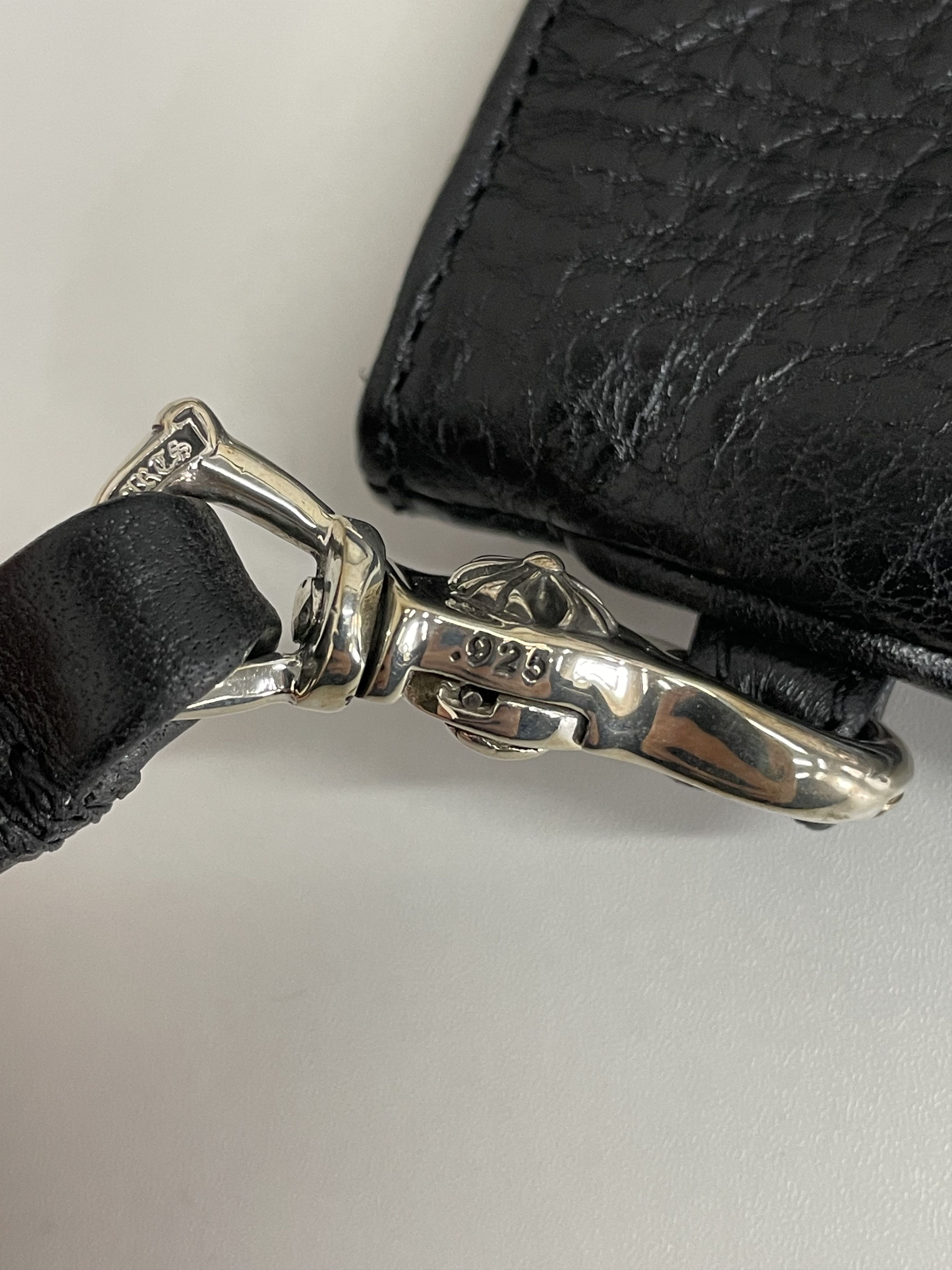 Chrome Hearts Chrome Hearts Leather Cross Patch Zip Wallet Size ONE SIZE - 13 Thumbnail