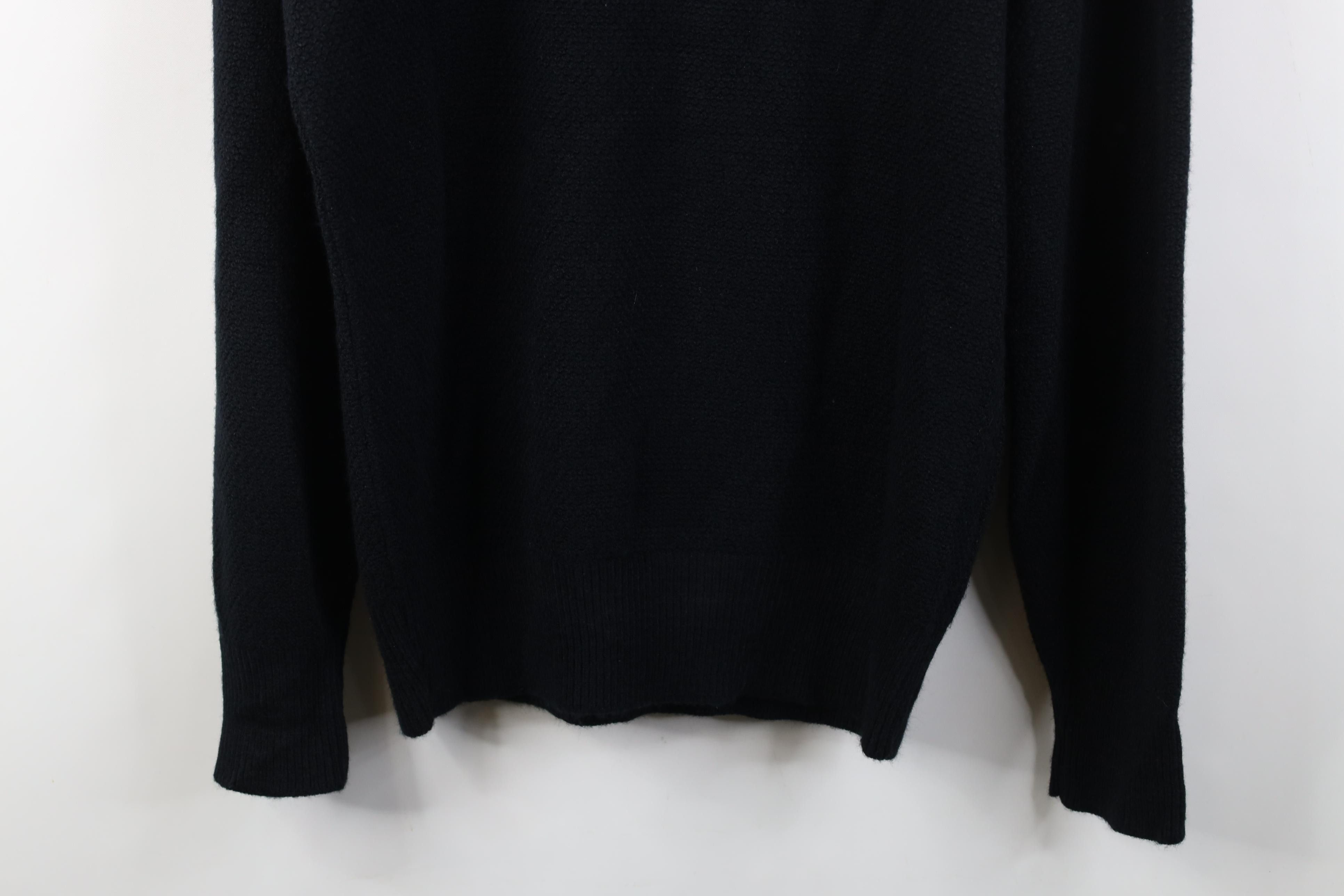 Christian Dior Monsieur Vintage 90s Christian Dior Thermal Knit Sweater Black USA Size US XL / EU 56 / 4 - 9 Thumbnail