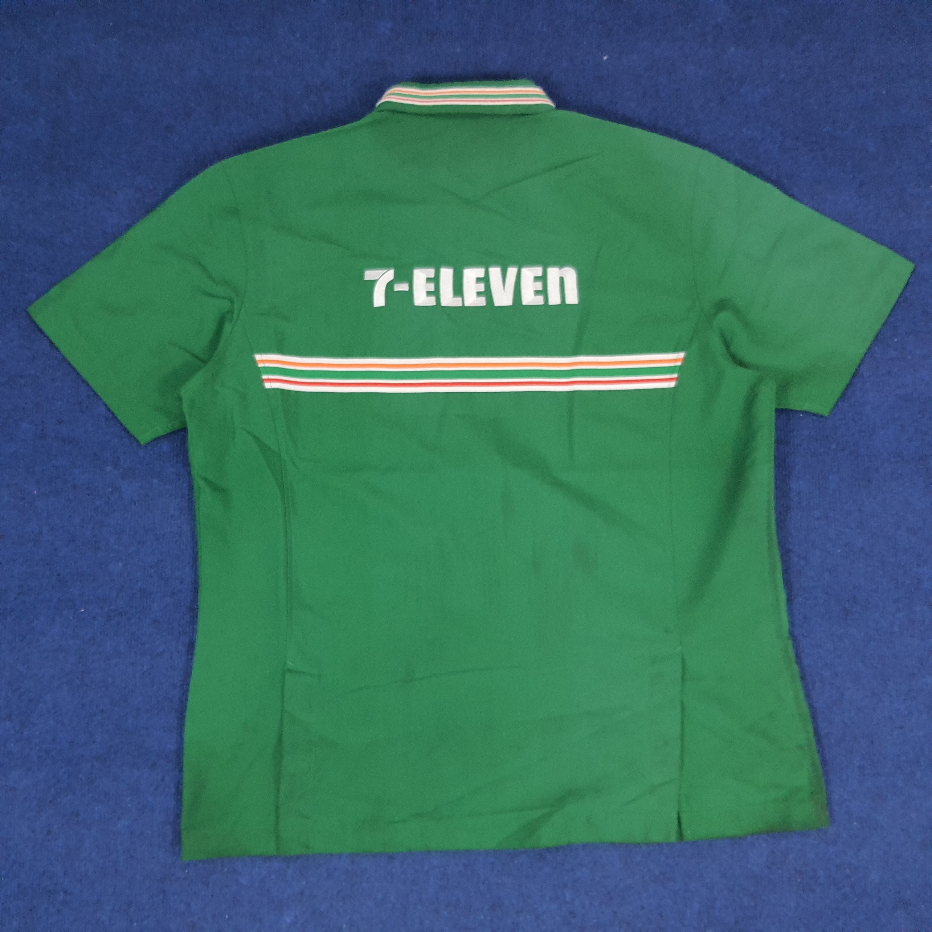 Japanese Brand × Vintage Vintage 7 Eleven Japanese Uniform Staff Shirt Size US L / EU 52-54 / 3 - 3 Thumbnail