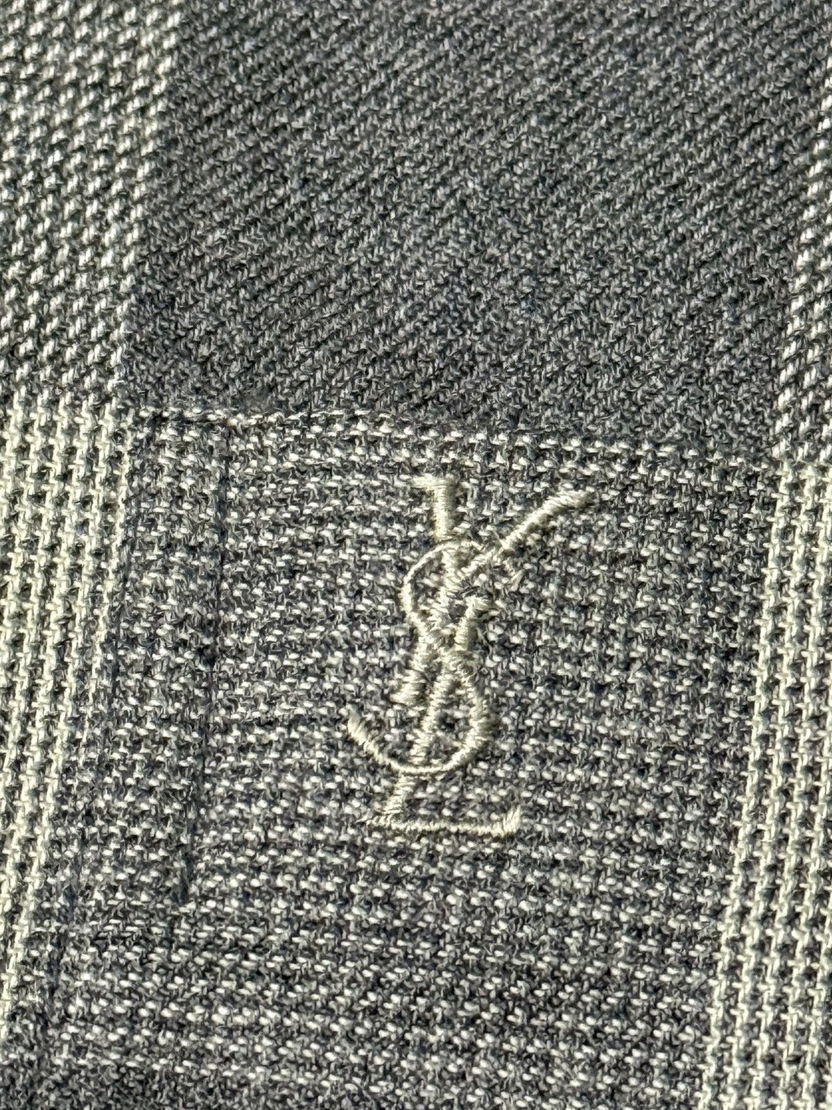 Yves Saint Laurent Vintage wool yves saint laurent shirt Size US XL / EU 56 / 4 - 4 Thumbnail