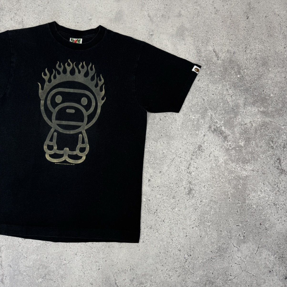 Bape Rare Bape Flame Baby Milo T Shirt Made In Japan Size US M / EU 48-50 / 2 - 4 Thumbnail