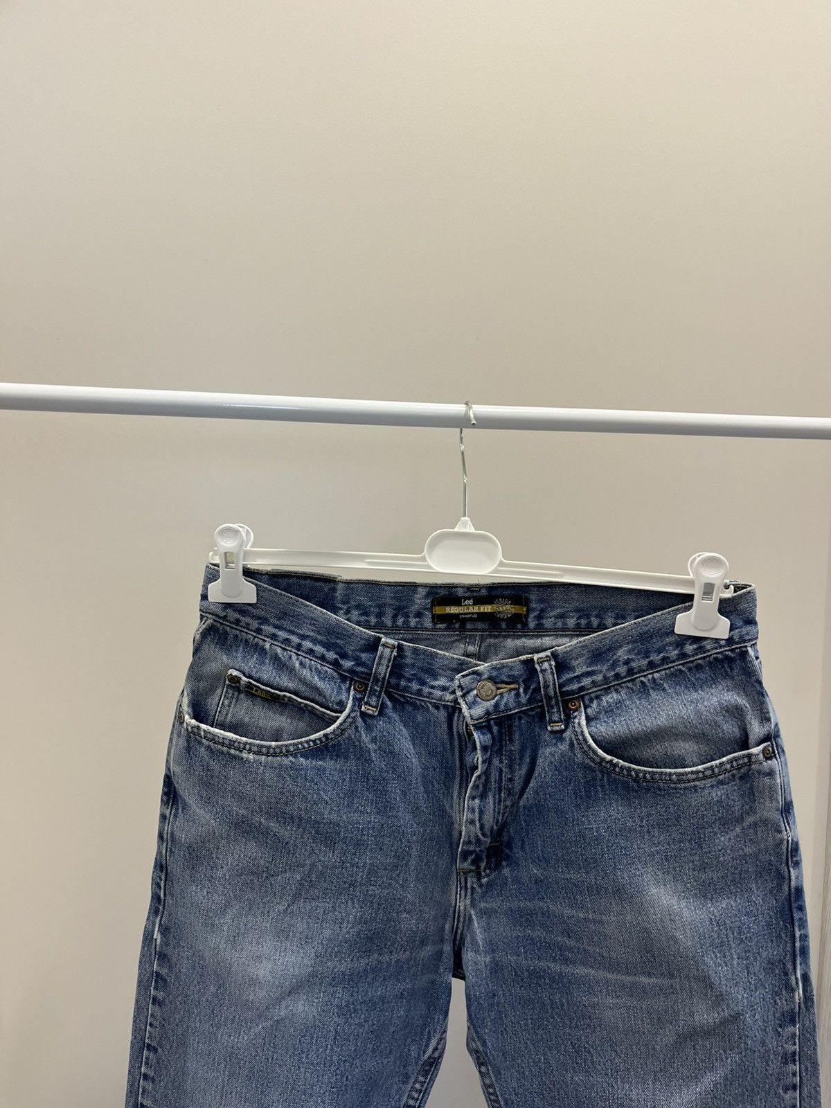 Lee VTG 90’s Lee Straight Leg Y2K Blue Jeans Streetwear 33/30 Size US 33 - 3 Thumbnail