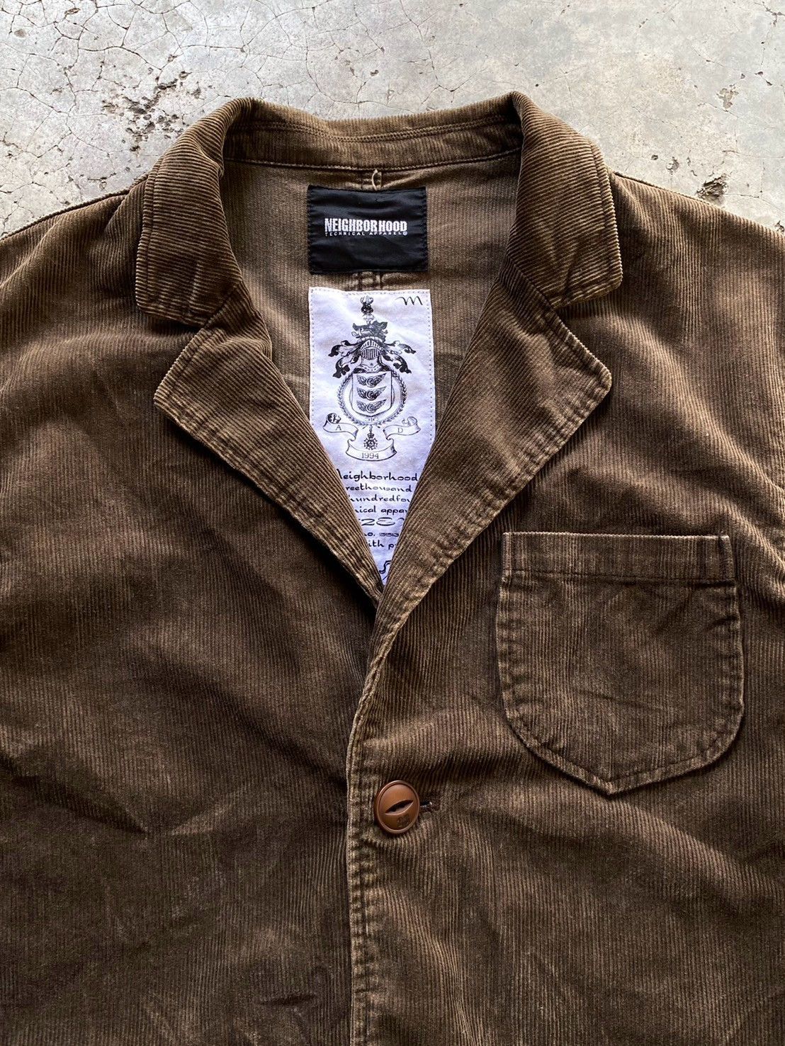 Neighborhood NEIGHBORHOOD NBHD Corduroy Chore Blazer Jacket Made in Japan Size US L / EU 52-54 / 3 - 2 Thumbnail
