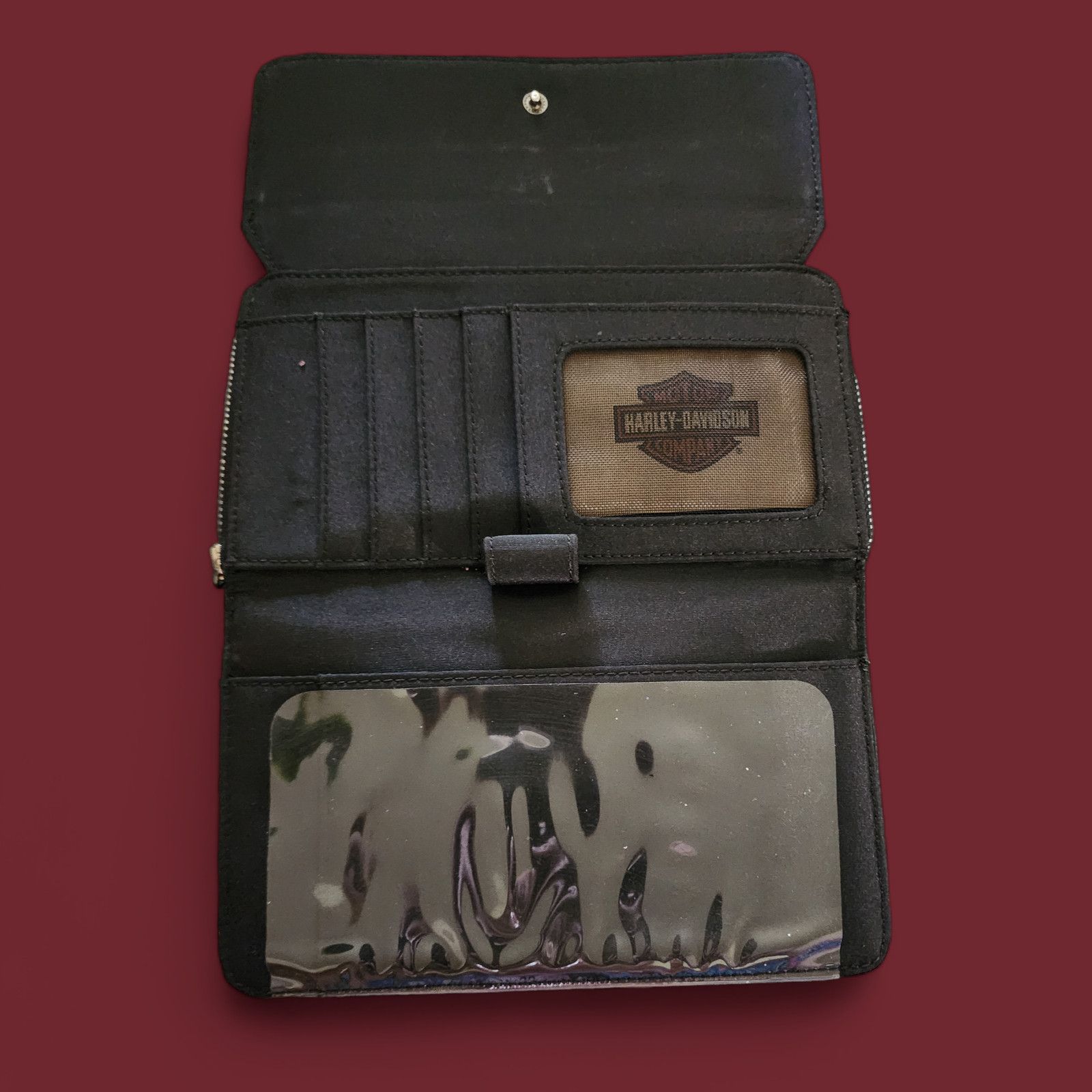 Harley Davidson Harley Davidson black nylon tri-fold wallet Size ONE SIZE - 3 Thumbnail