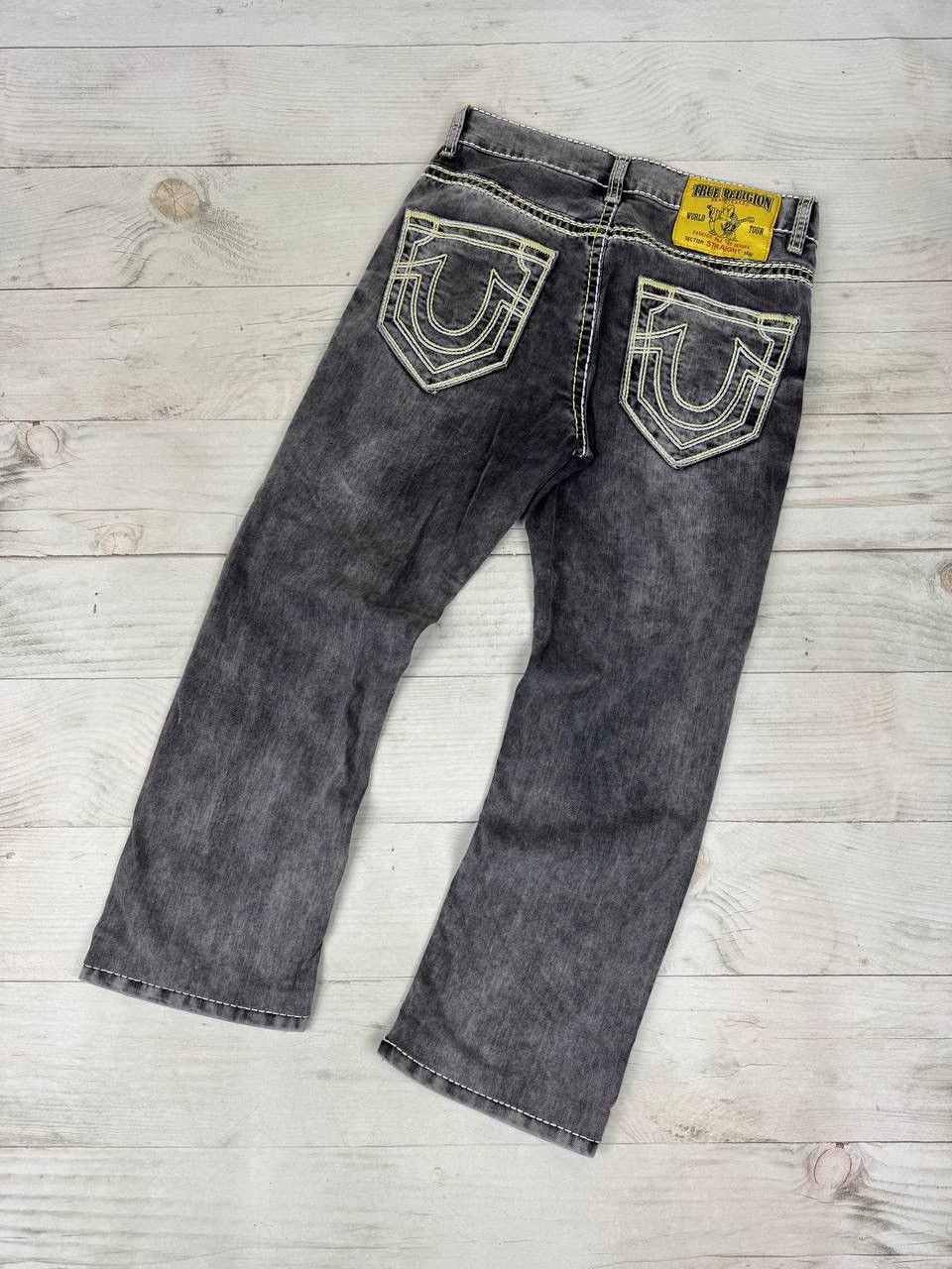 True Religion Vintage True Religion Denim Jeans Straight 90s Y2K Size US 33 - 1 Thumbnail