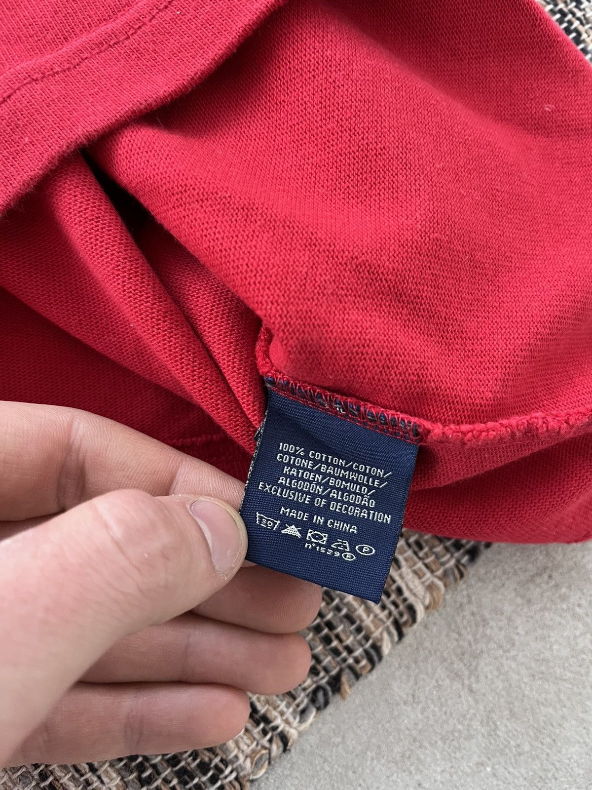 Polo Ralph Lauren Vintage Polo Ralph Lauren Red Logo Luxury Y2K Polo Tshirt Size US S / EU 44-46 / 1 - 10 Thumbnail