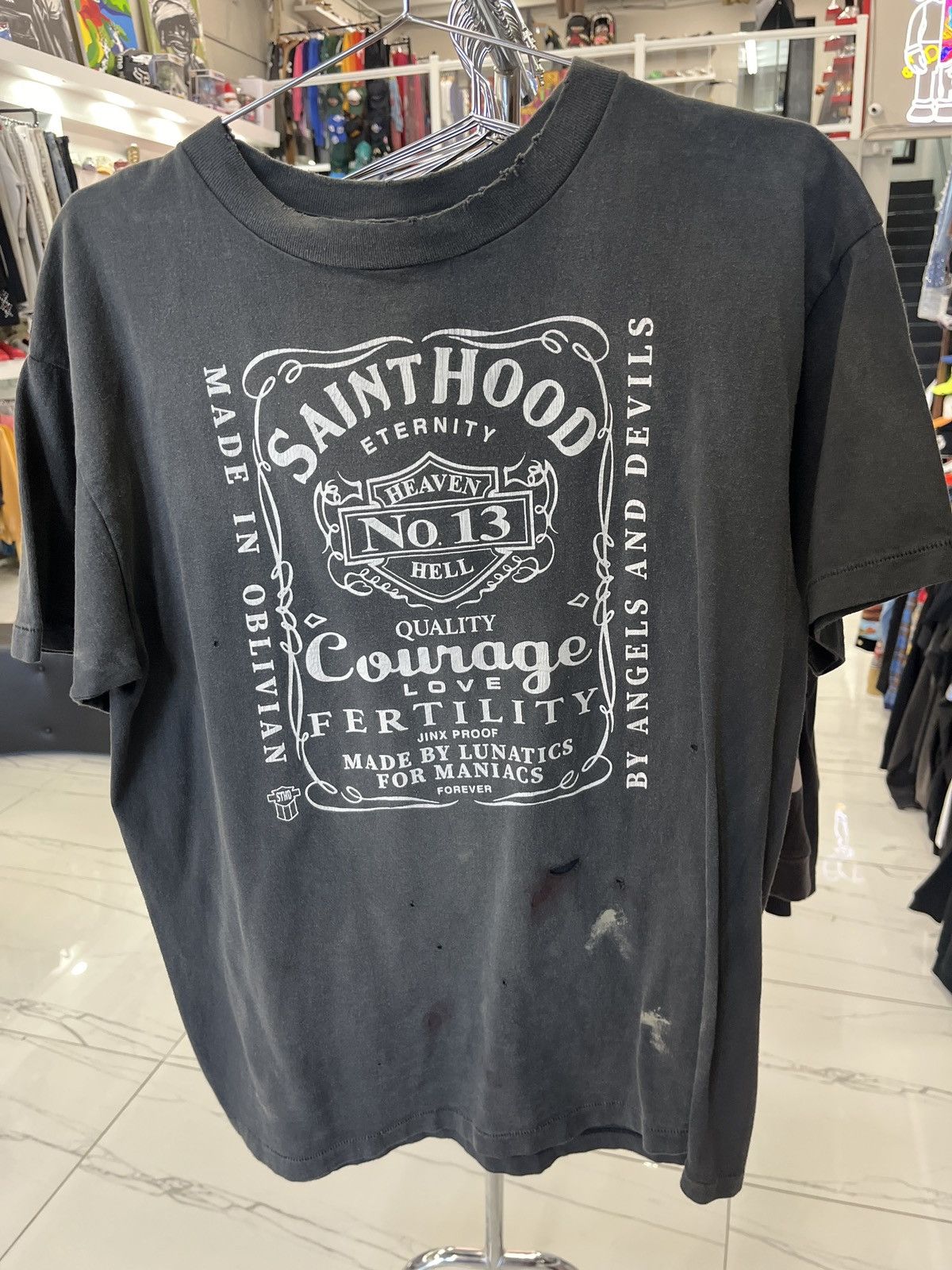 Saint Michael Saint Hood Tee Size US M / EU 48-50 / 2 - 1 Thumbnail