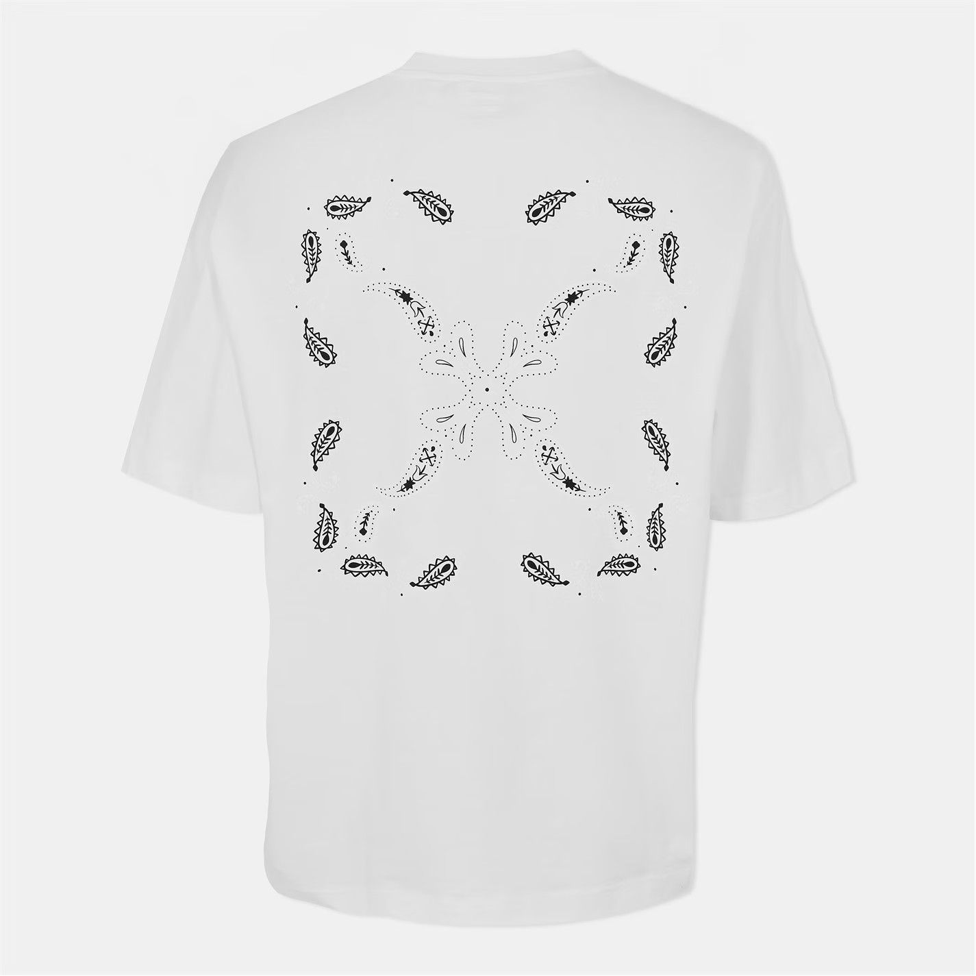 Off-White o1g2r1mq0226 Bandana T-Shirt In White Size US XS / EU 42 / 0 - 2 Thumbnail