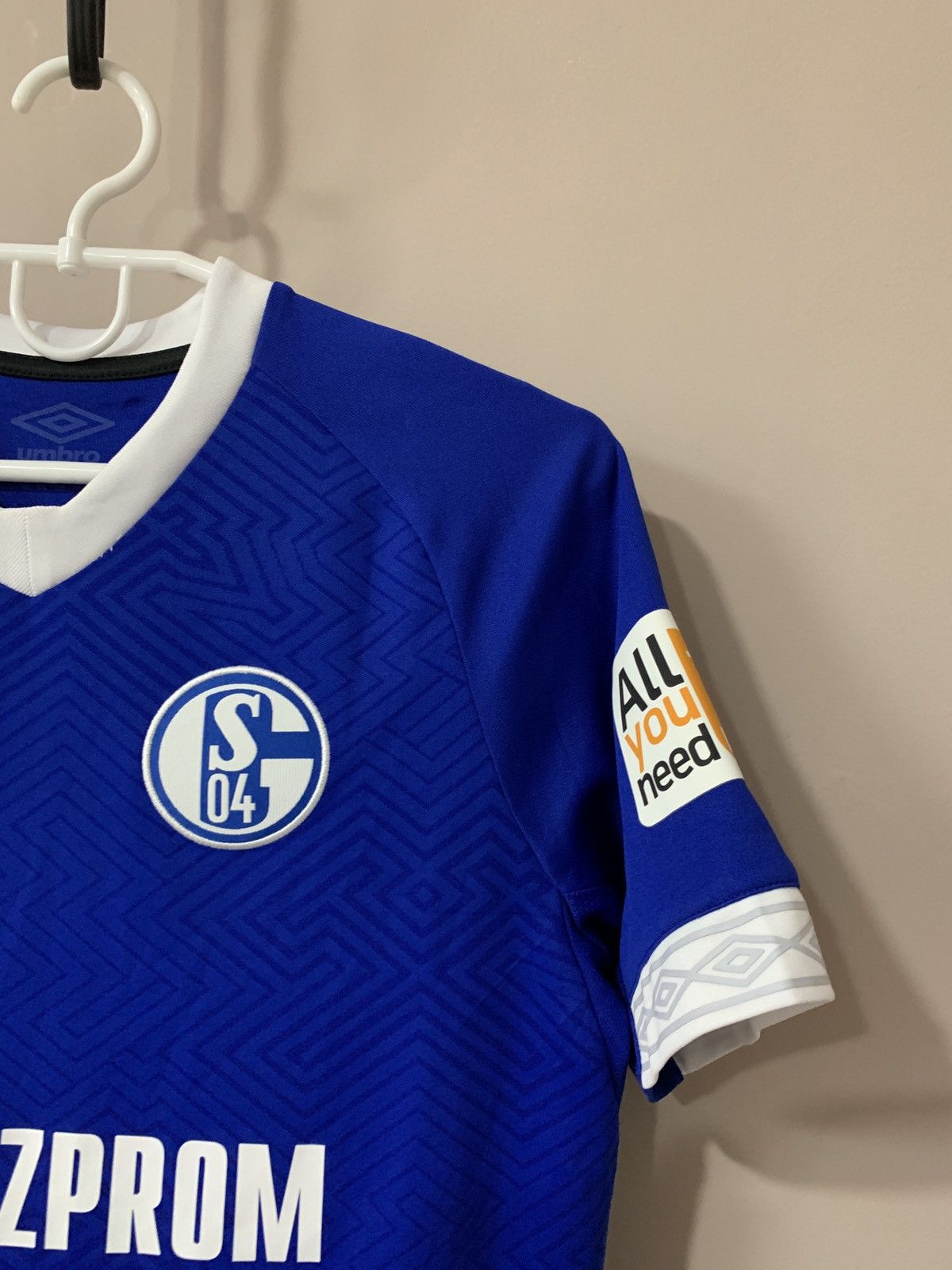 Umbro Schalke 04 Home Football Shirt Umbro Soccer Jersey NUBEL #35 Size US XS / EU 42 / 0 - 4 Thumbnail