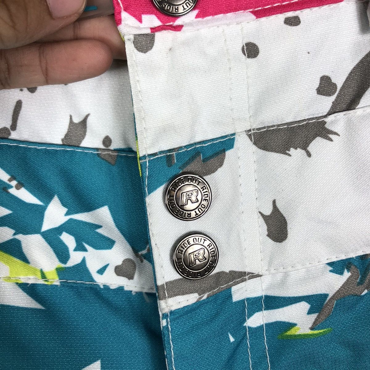 Japanese Brand 🔥Vtg Rideout Ski Pants Sports Rare Colour Design Size US 28 / EU 44 - 13 Thumbnail